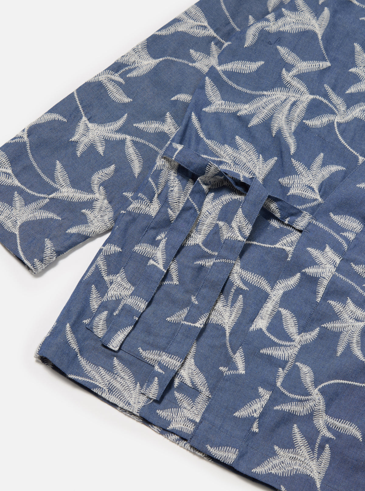 Indigo Summer Jungle Cotton Kyoto Work Jacket
