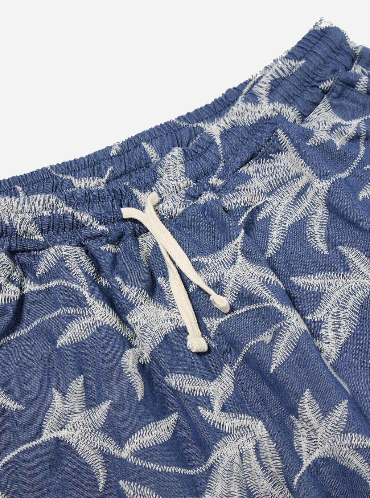 Indigo Summer Jungle Cotton Simple Short