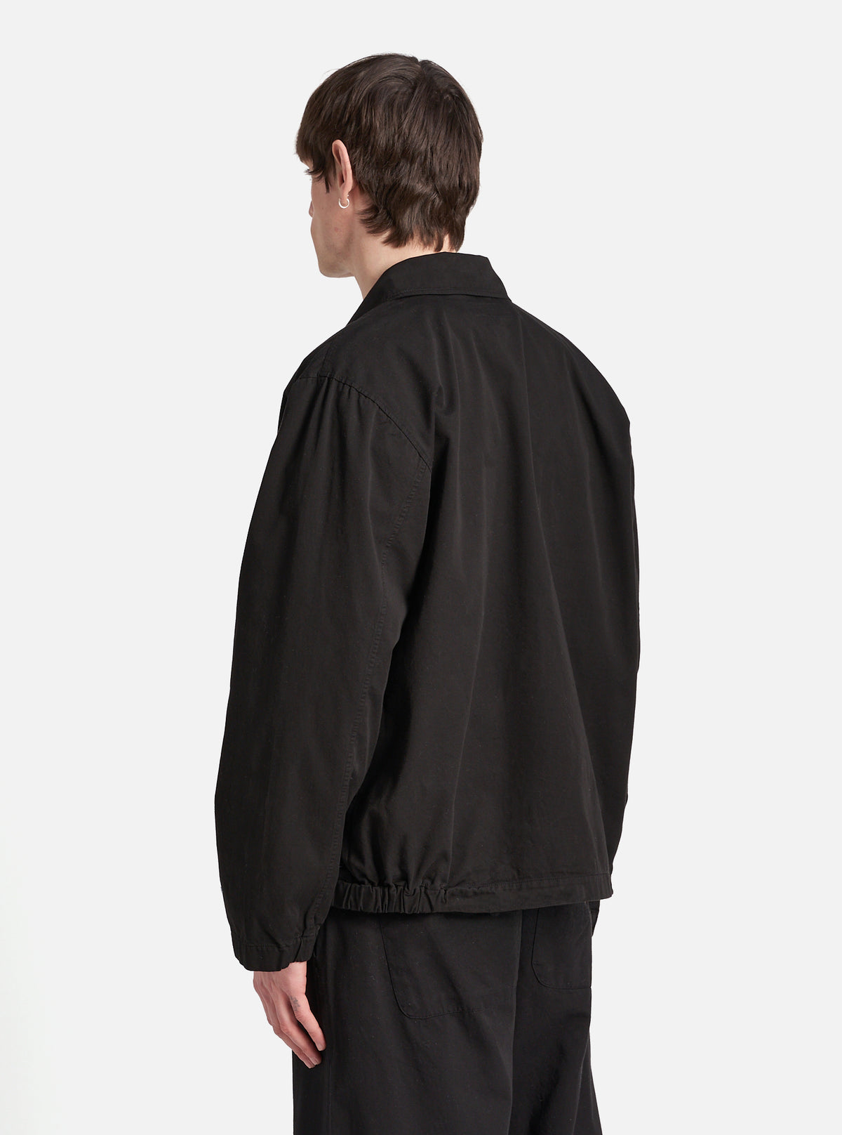 Black Kelly Cotton Pembroke Jacket