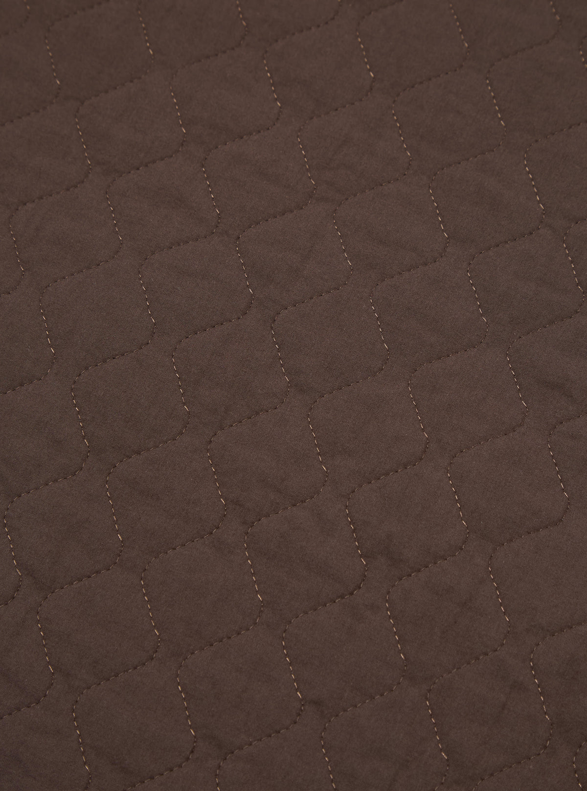 Brown Quilt Cotton 4 Pocket Gilet