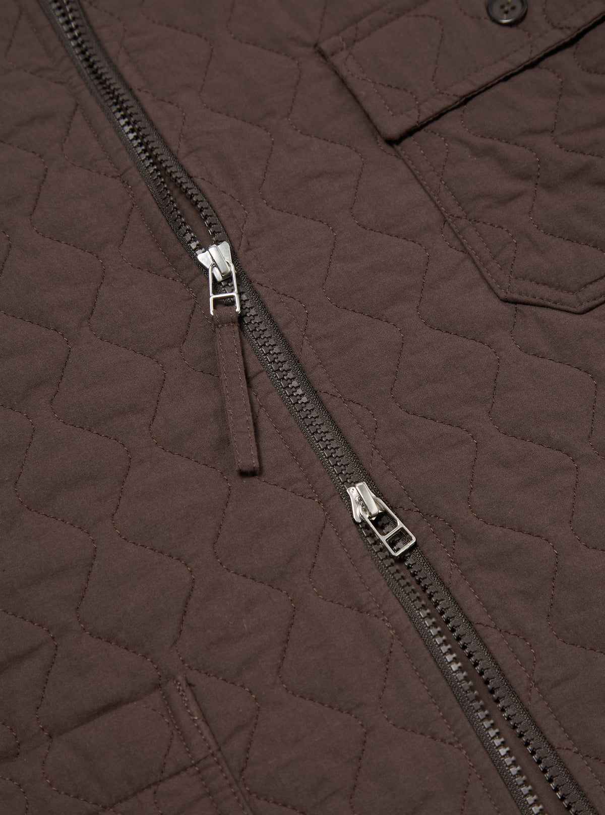Brown Quilt Cotton Gower Jacket
