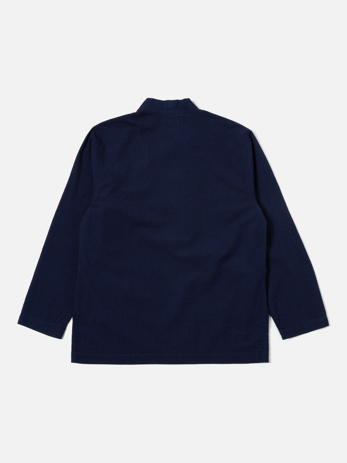 Washed Indigo Seersucker Kyoto Work Jacket