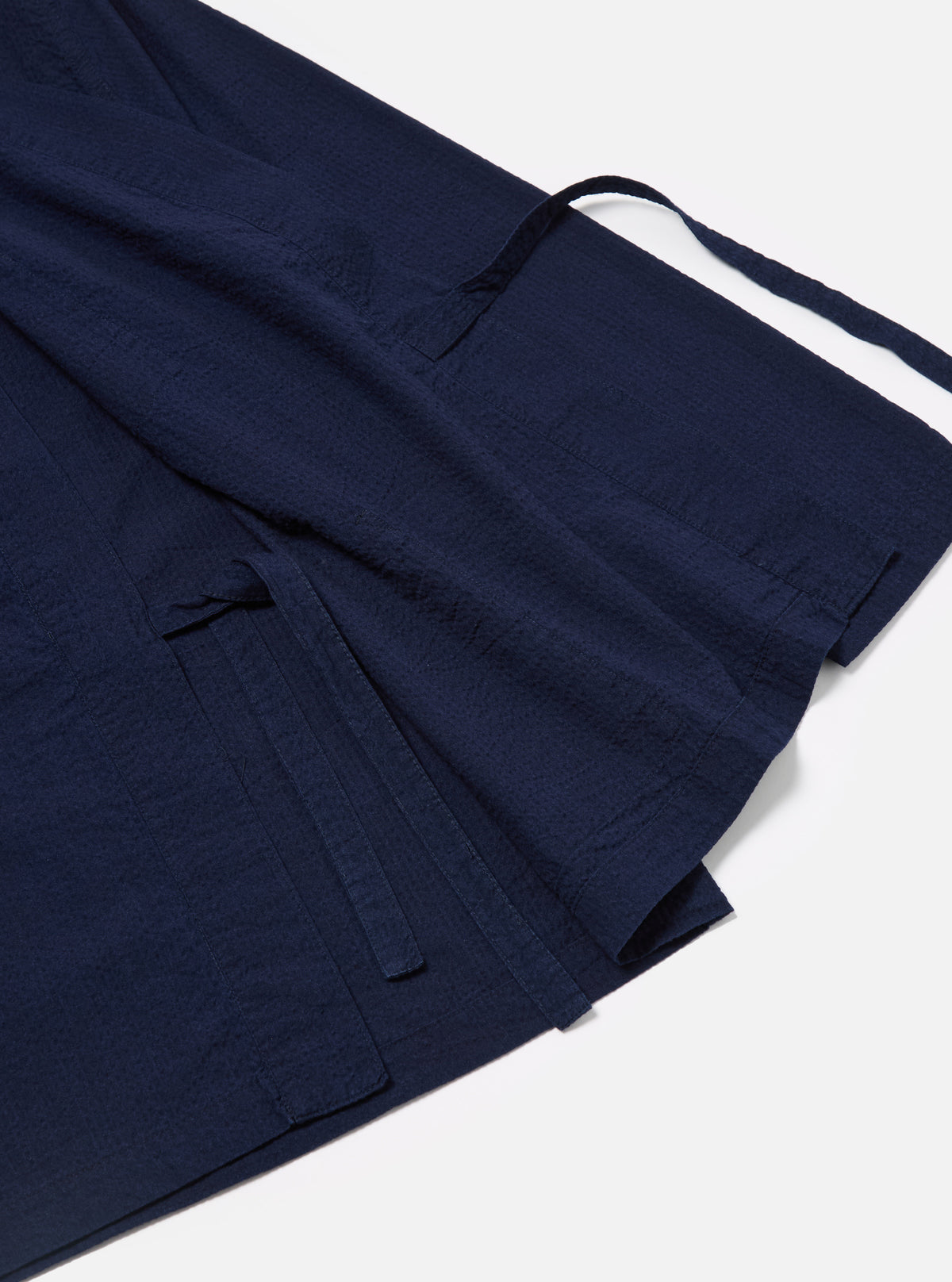 Washed Indigo Seersucker Kyoto Work Jacket
