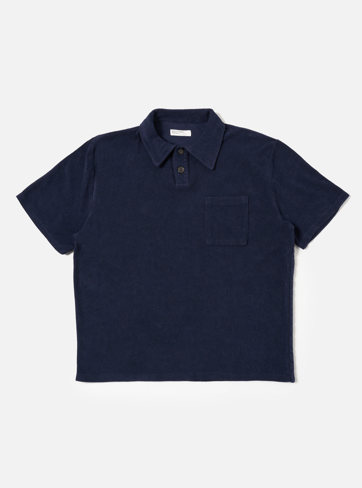 Bright Navy Light Weight Terry Newlyn Polo