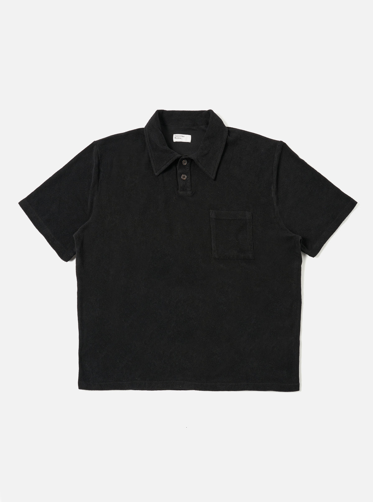 Black Light Weight Terry Newlyn Polo