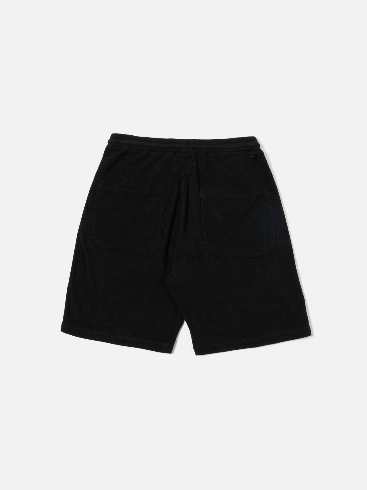 Black Light Weight Terry Simple Short