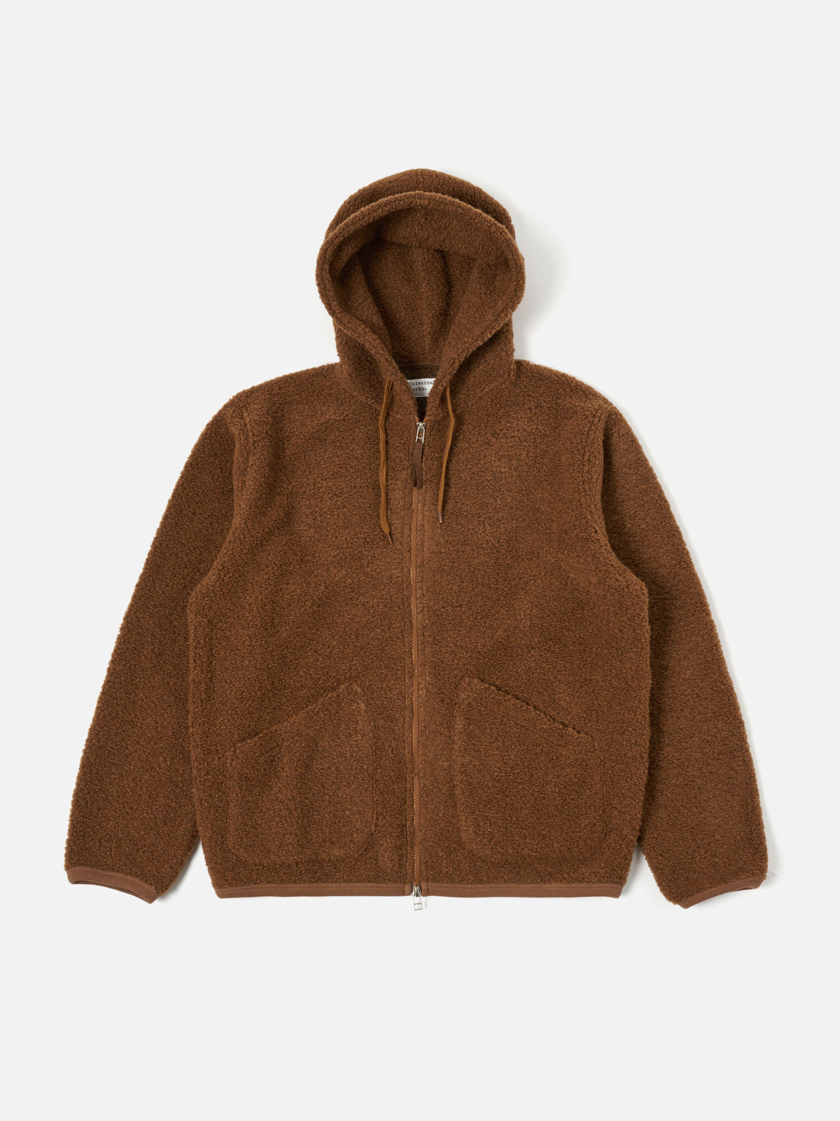 Brown Alvar Fleece Travel Hoodie