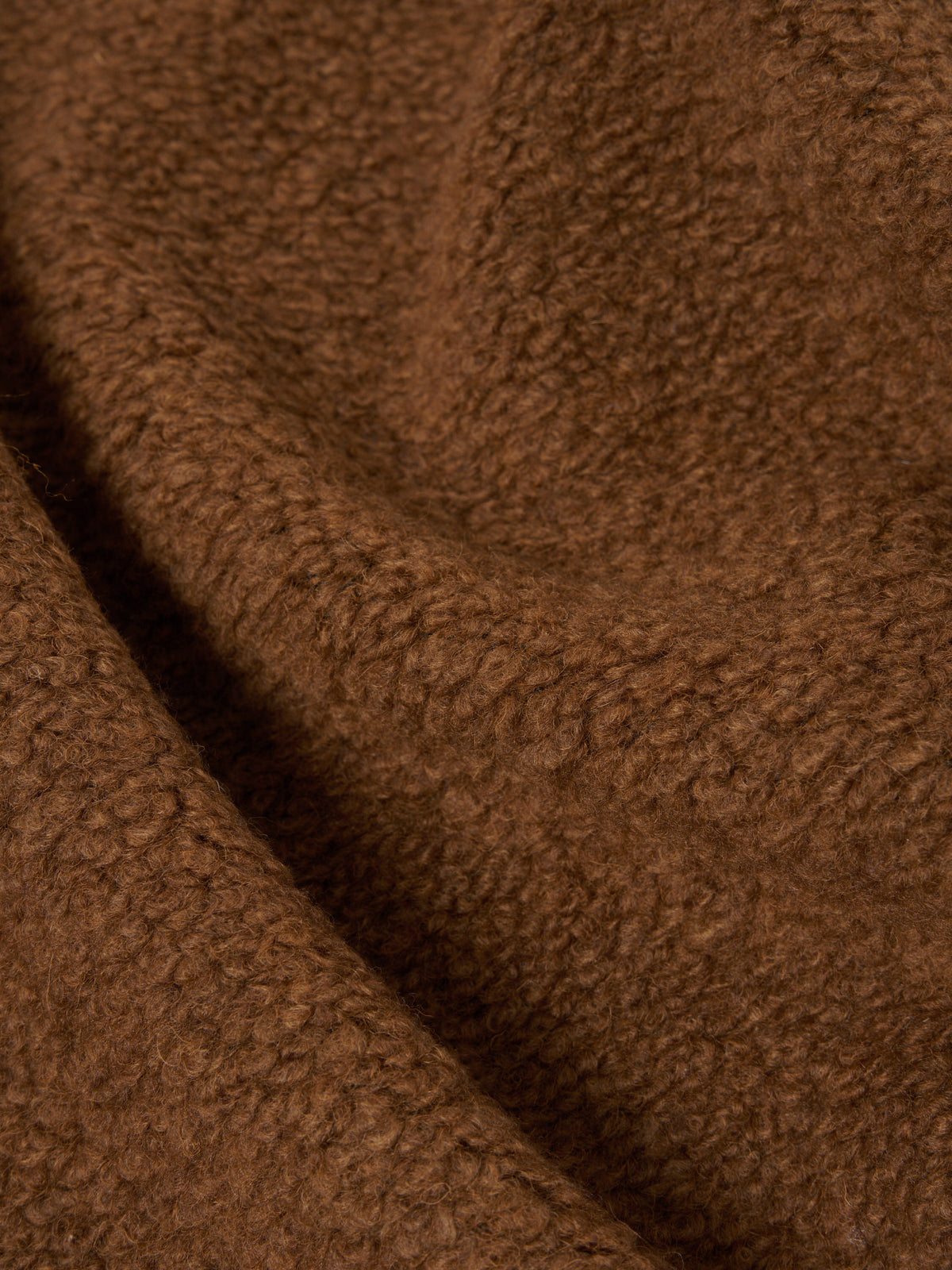 Brown Alvar Fleece Travel Hoodie