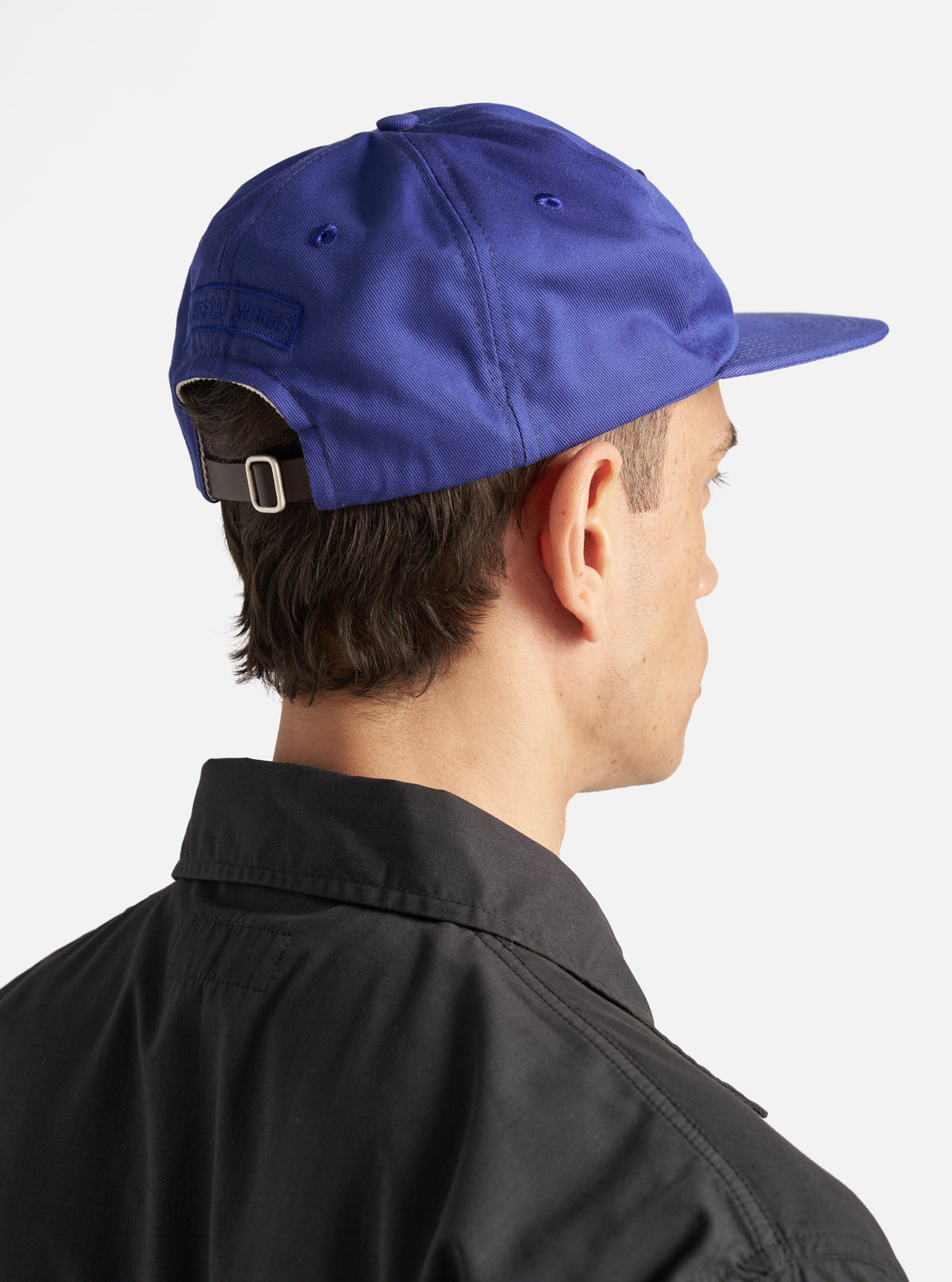 Bright Navy Twill Cotton Baseball Hat