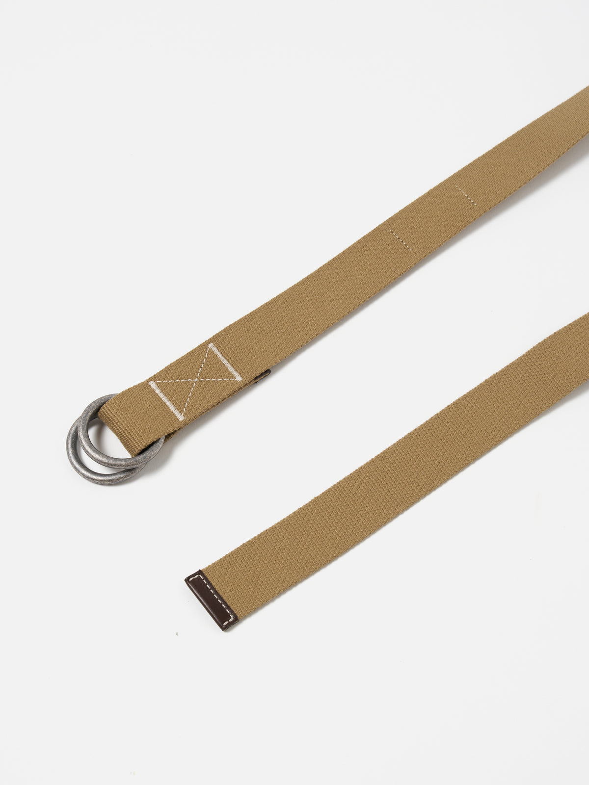 Dark Sand Canvas O Ring Belt