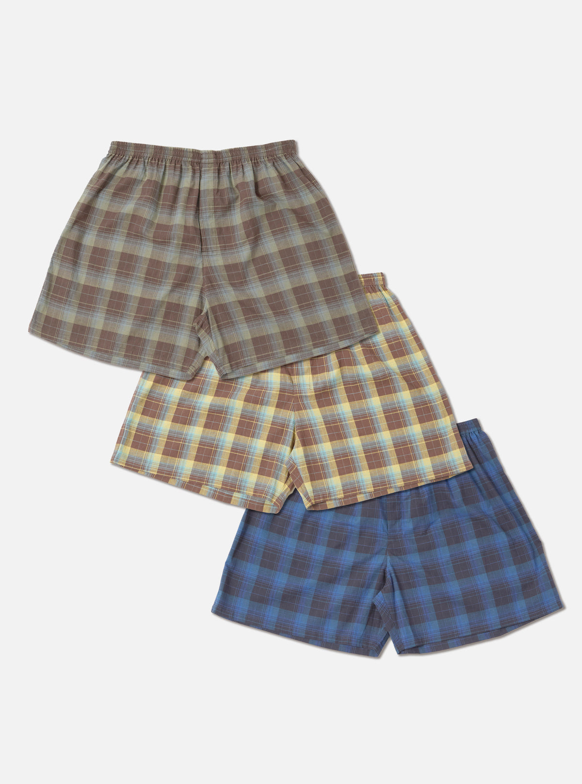 Multi Check 3 Pack Boxer Short