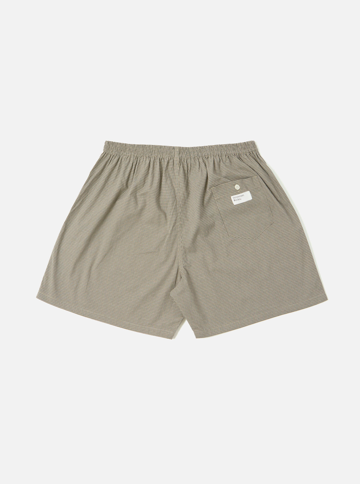 Green Tiny Check Boxer Short