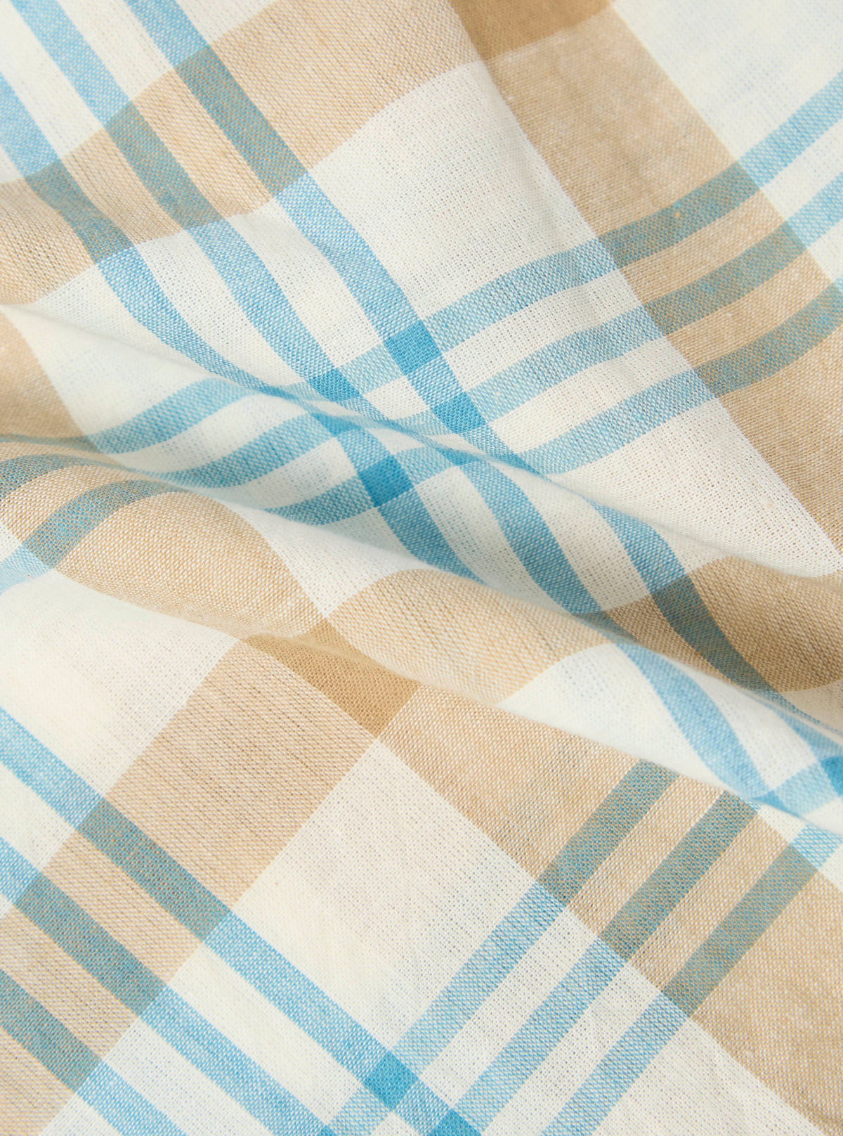 Ecru Madras Check Boxer Short