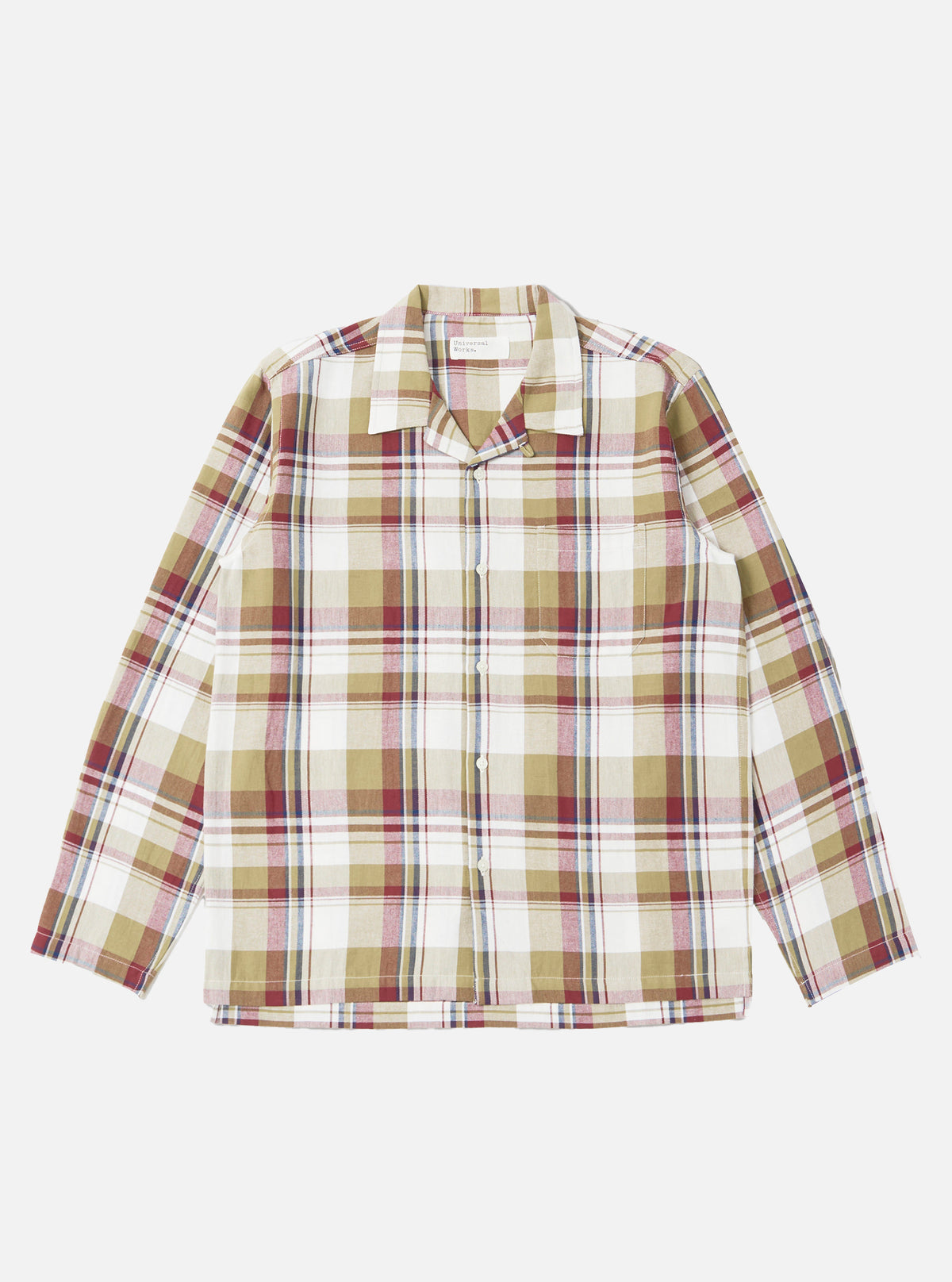 Red/Brown Kip Check Long Pyjama Set