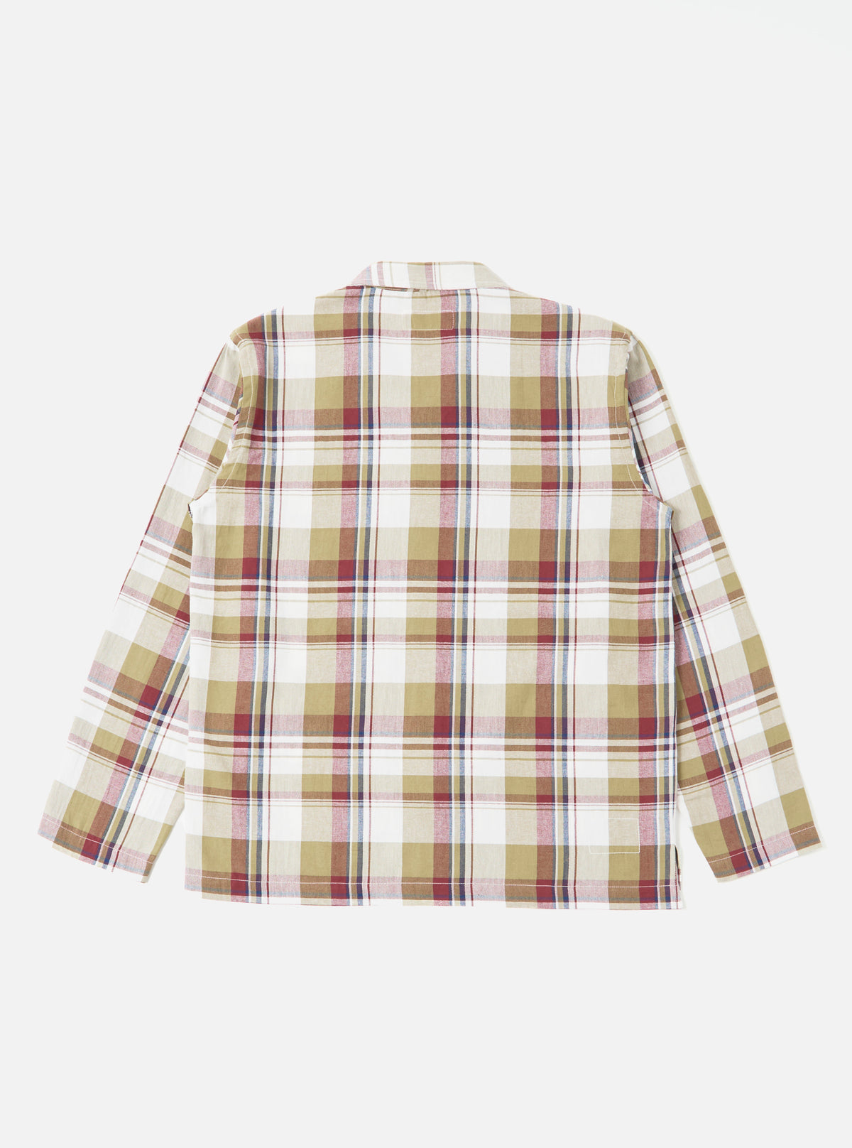 Red/Brown Kip Check Long Pyjama Set