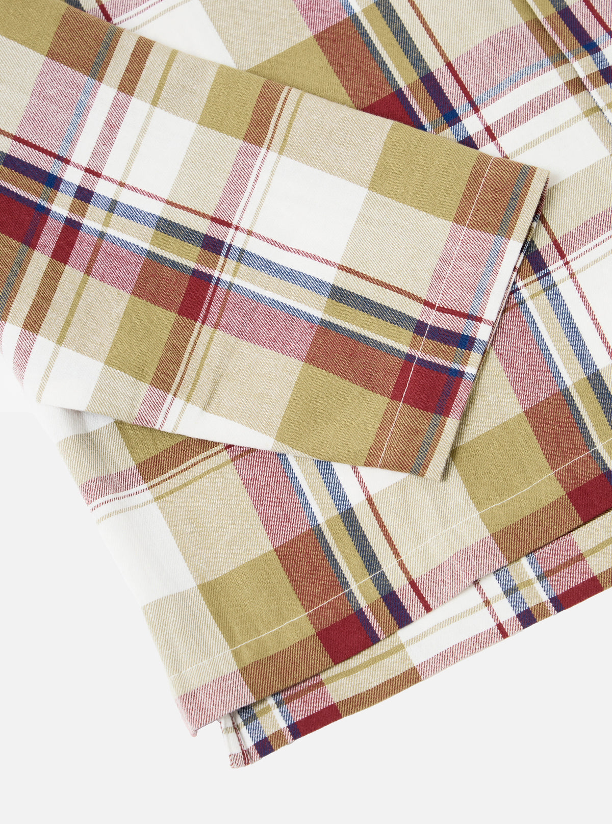 Red/Brown Kip Check Long Pyjama Set