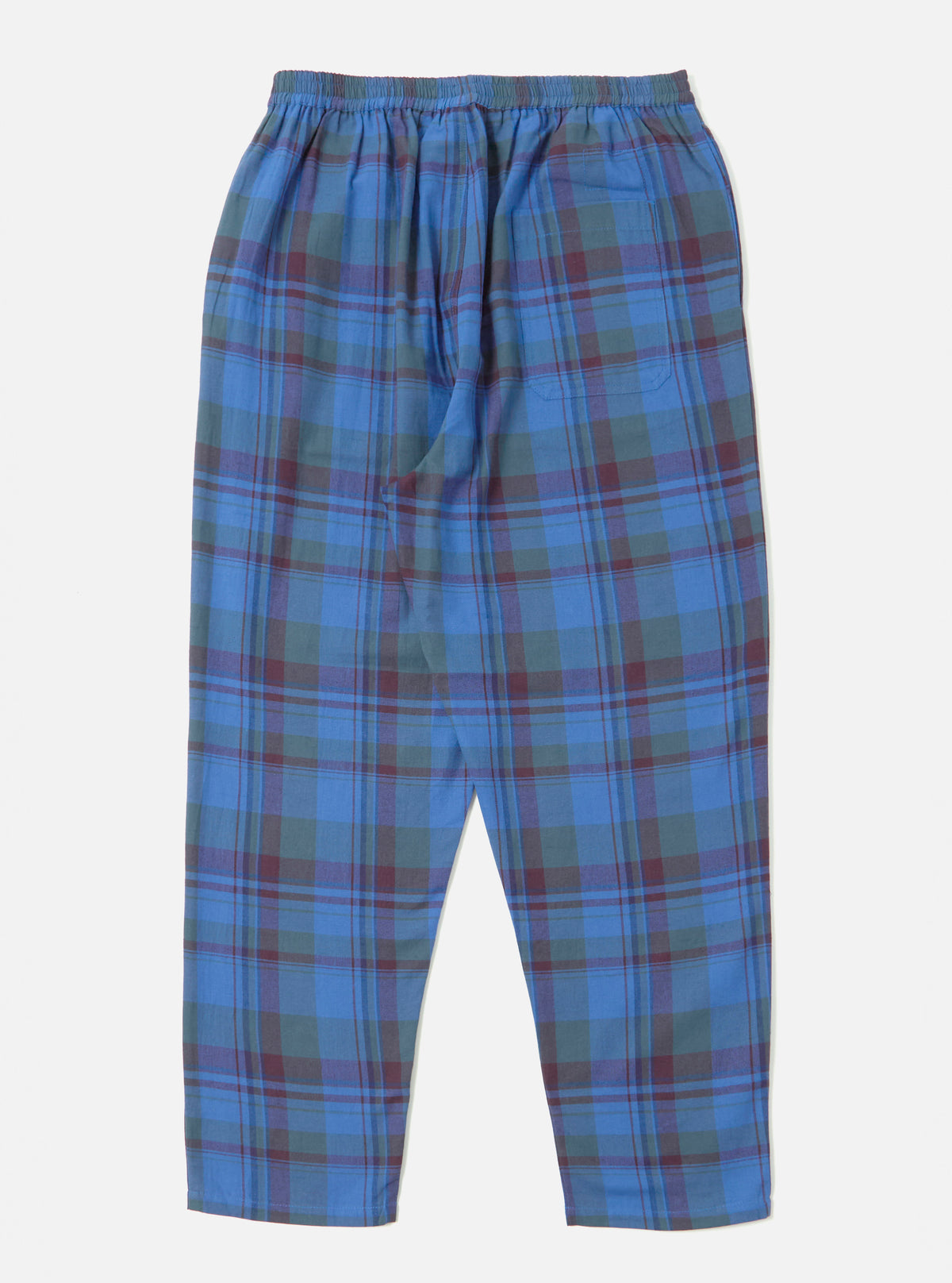 Blue Kip Check Long Pyjama Set