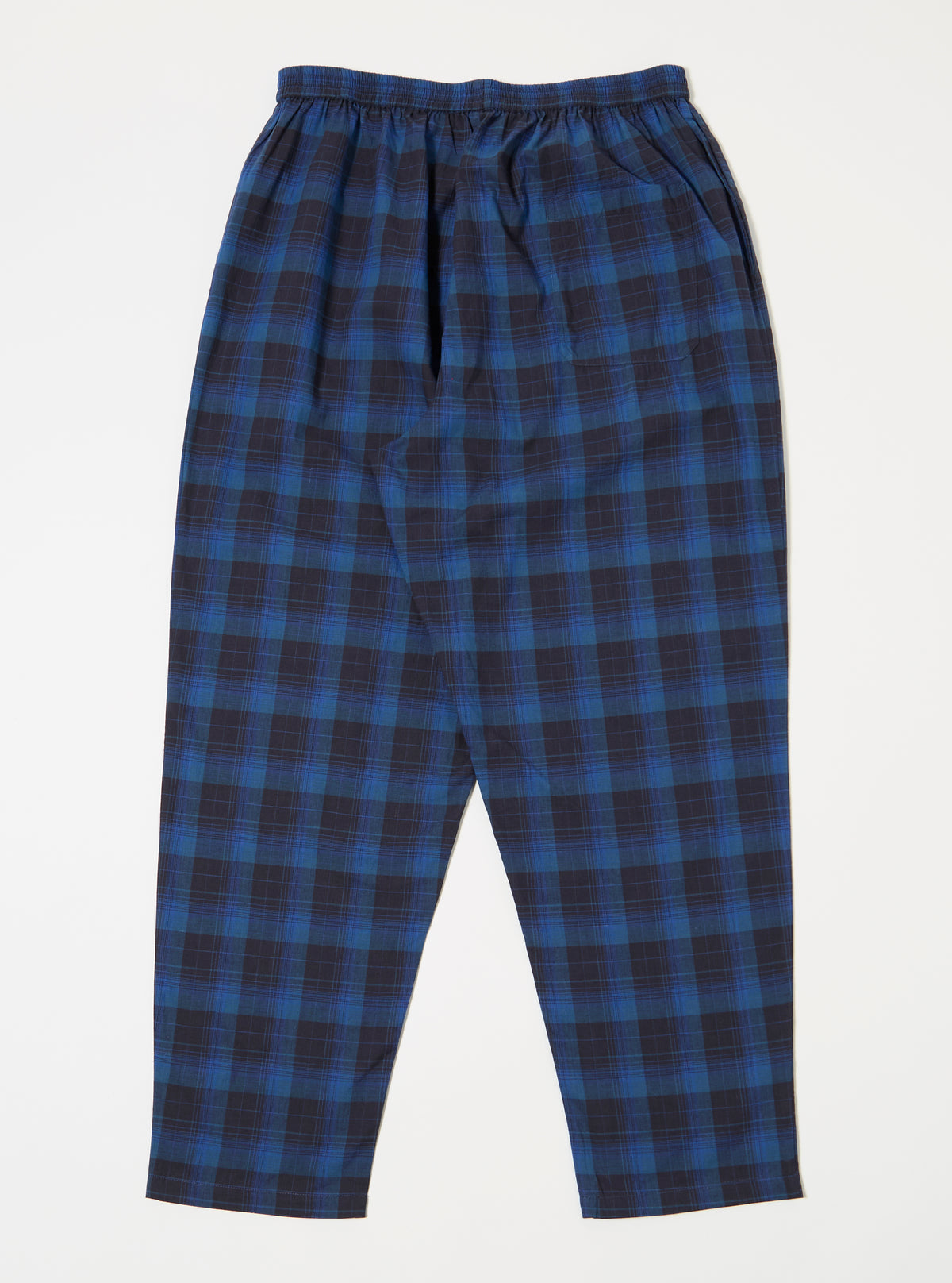 Navy/Blue Check Long Pyjama Set