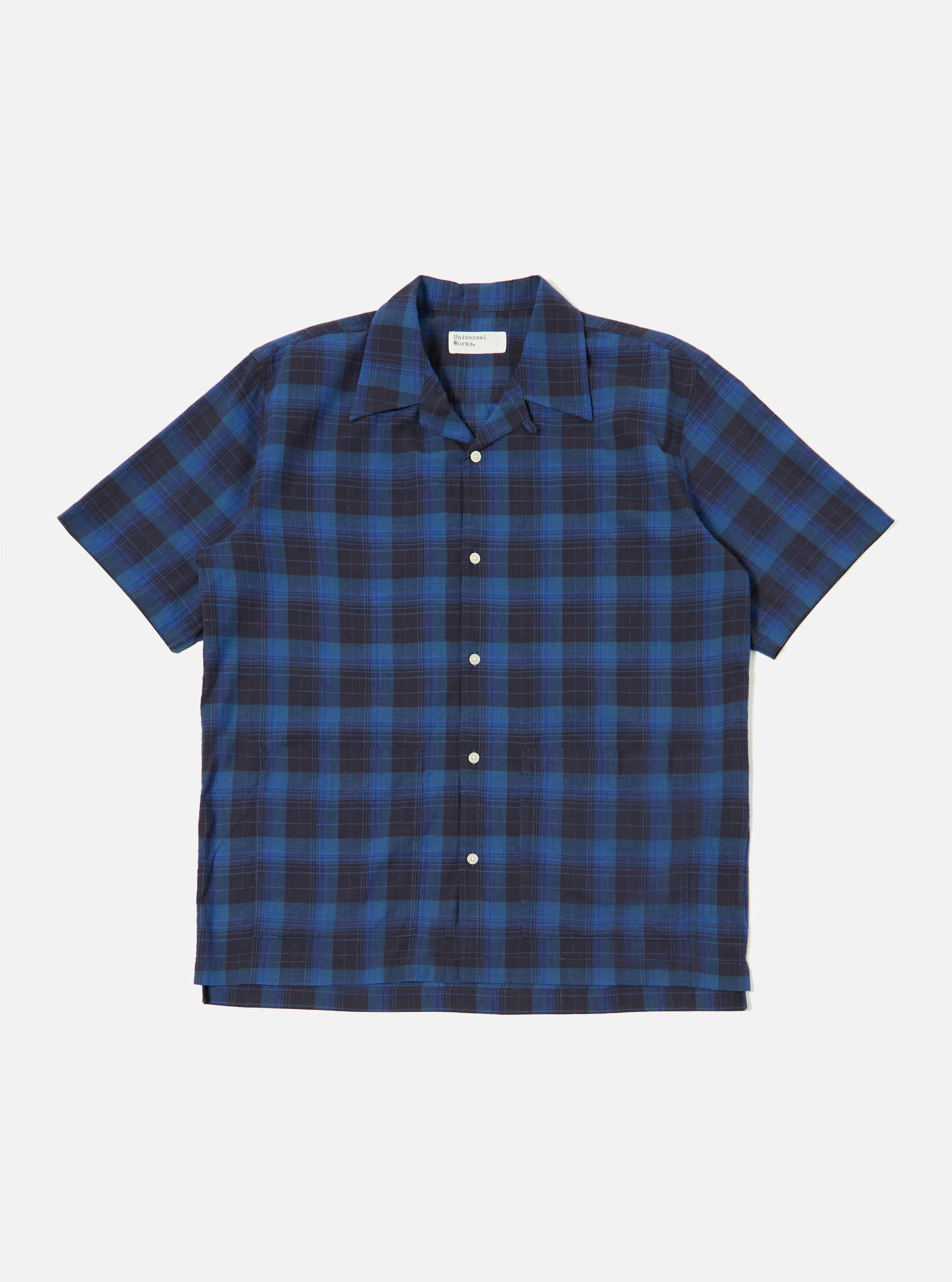 Navy/Blue Check Short Pyjama Set