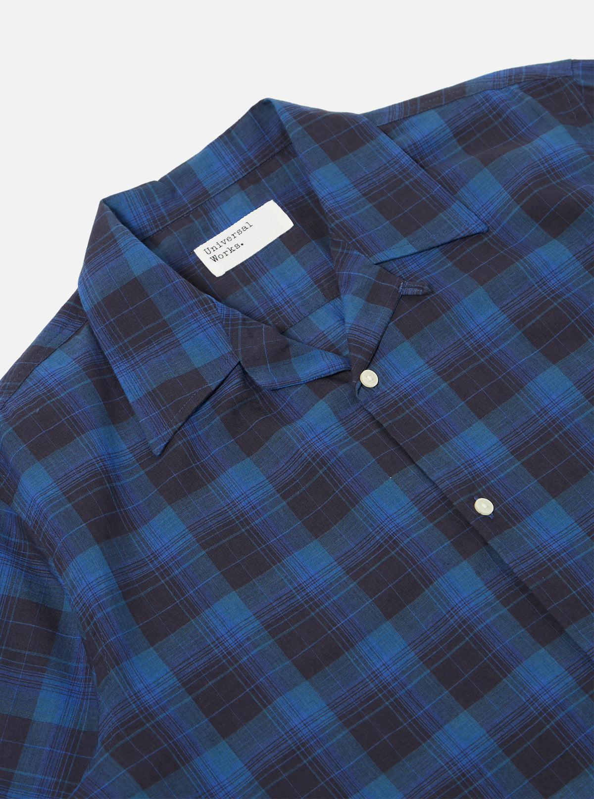 Navy/Blue Check Short Pyjama Set