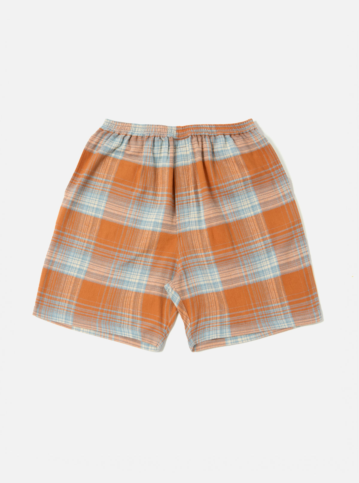 Orange Check Pyjama Short