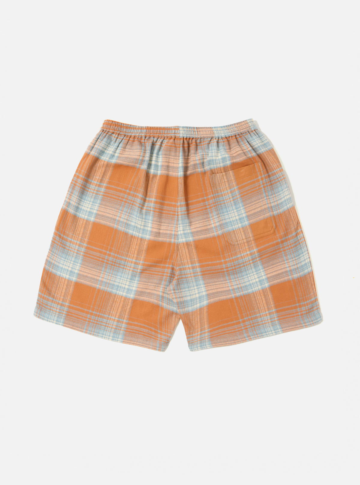 Orange Check Pyjama Short