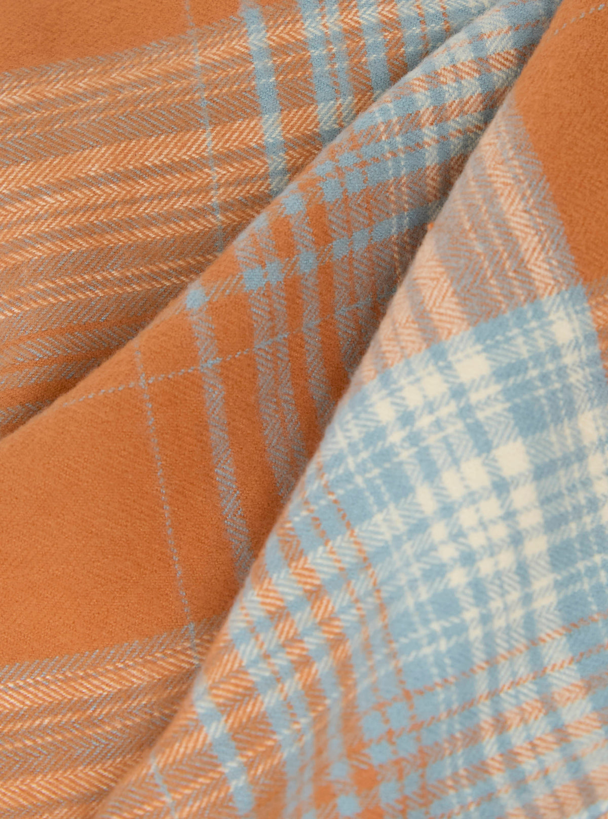 Orange Check Pyjama Short
