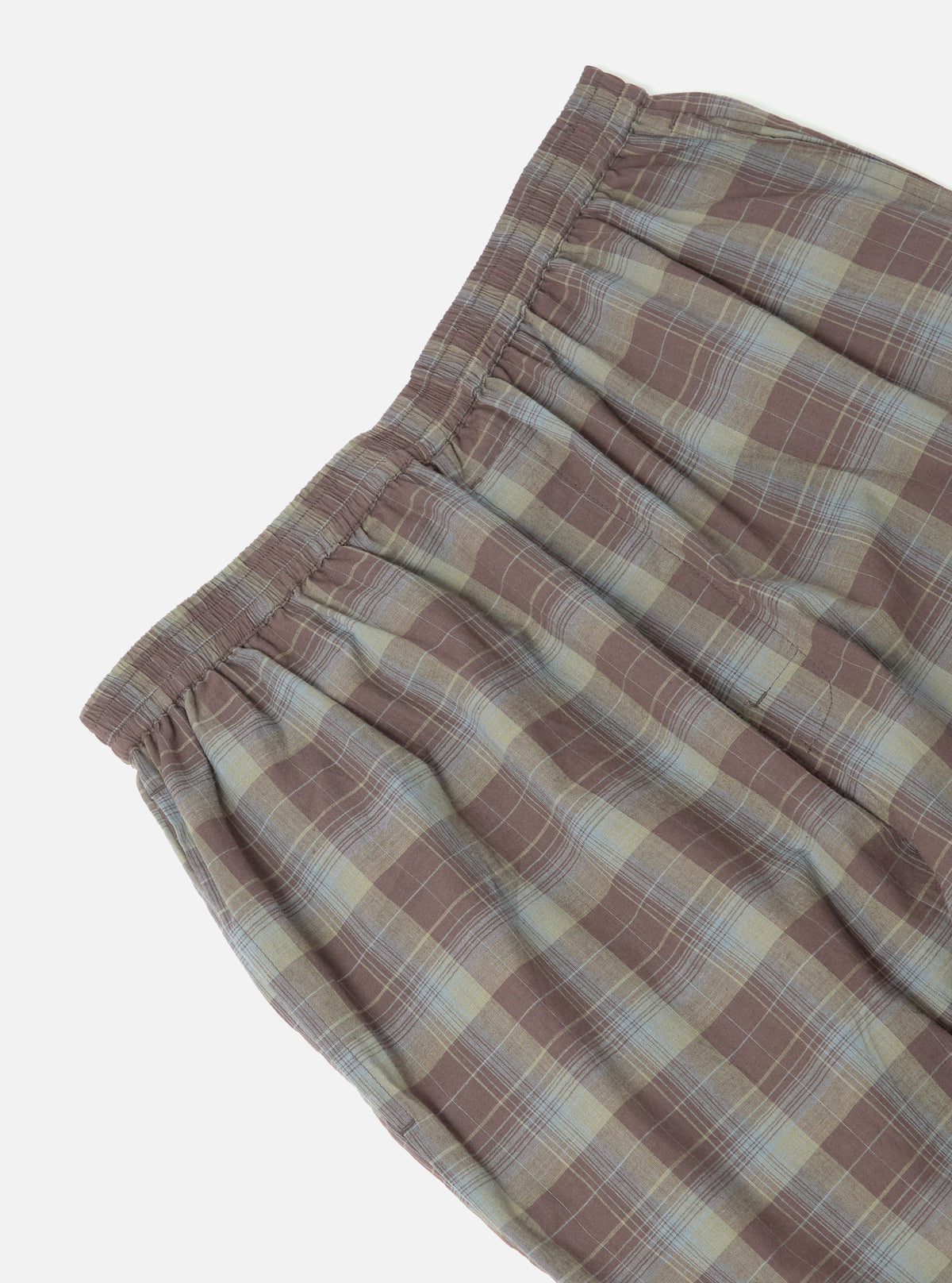 Green/Brown Check Pyjama Pant