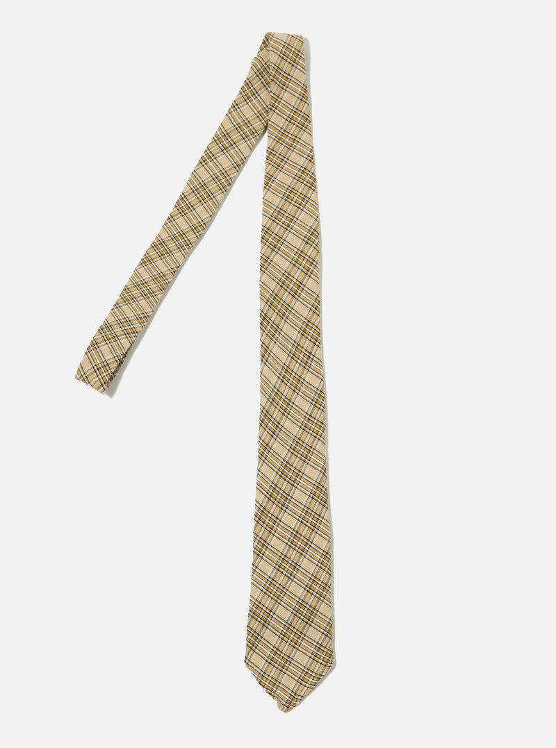 Sand Picnic Plaid Tie