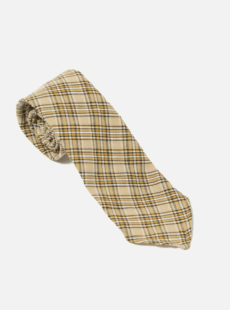 Sand Picnic Plaid Tie