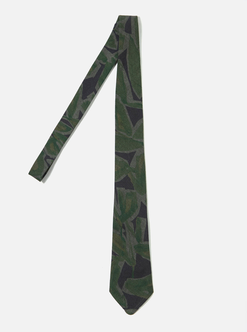 Khaki Artist Flower Lincot Tie