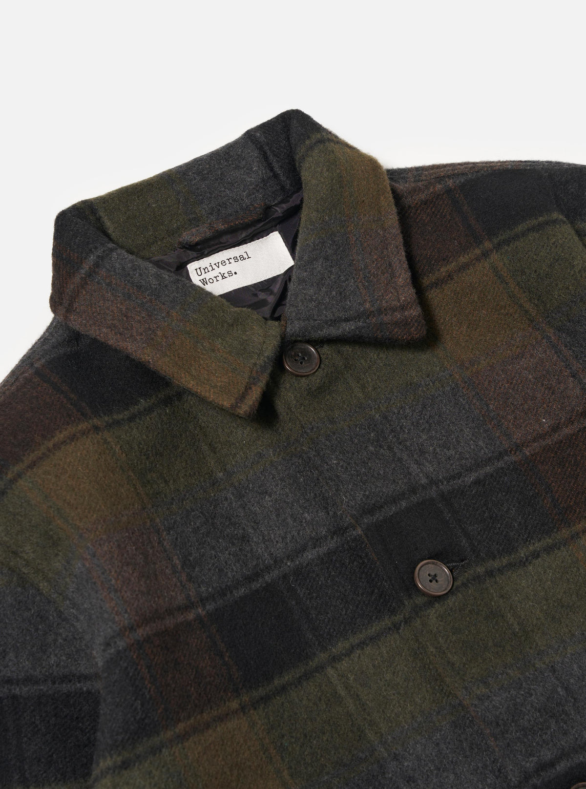 Black/Brown Berlin Wool Check Wayfarer Jacket