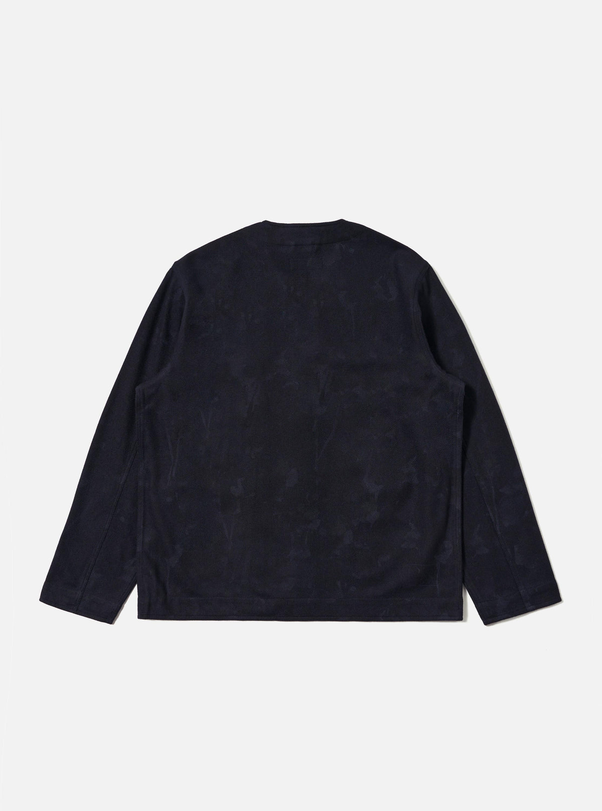Navy Flower Print Flannel Cabin Jacket