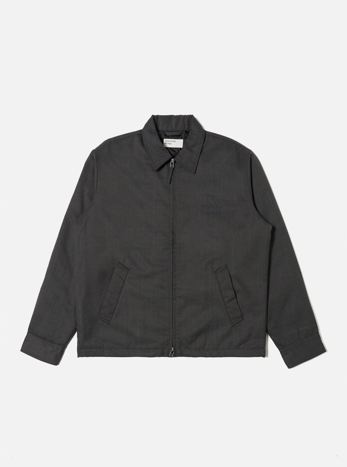 Charcoal Travel Suiting Padded Club Jacket