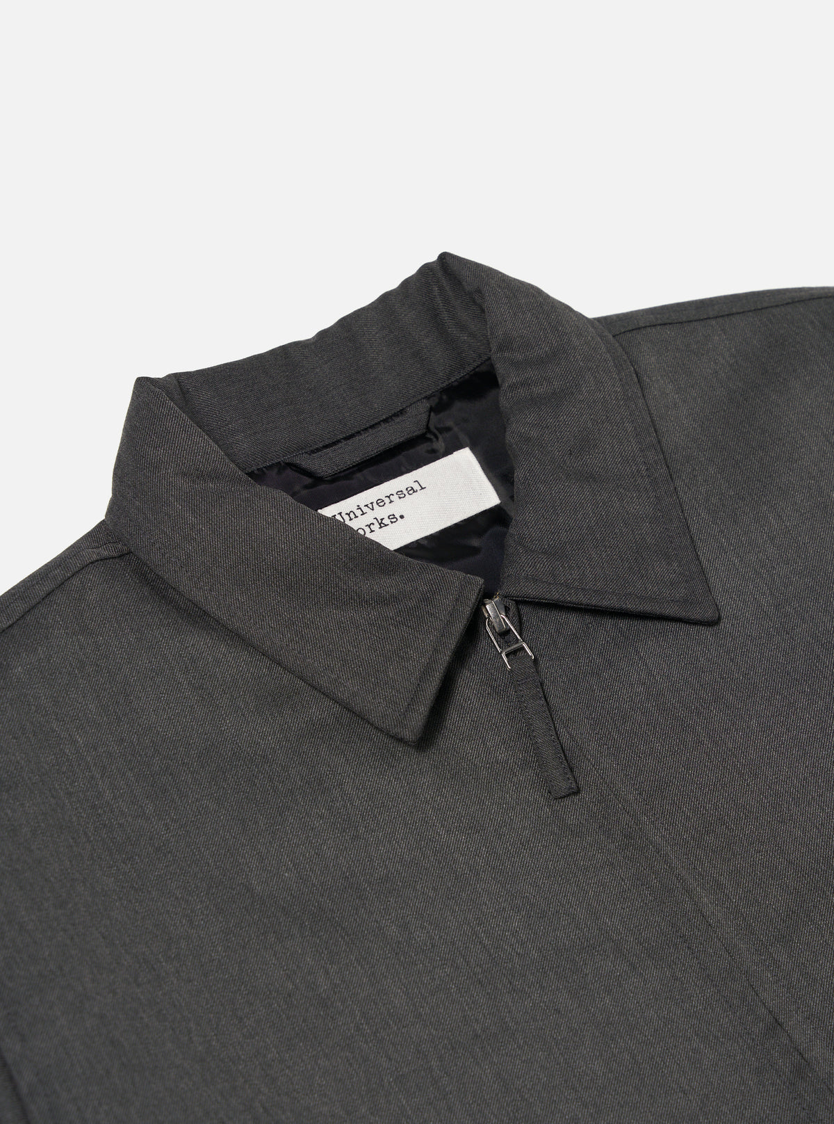 Charcoal Travel Suiting Padded Club Jacket