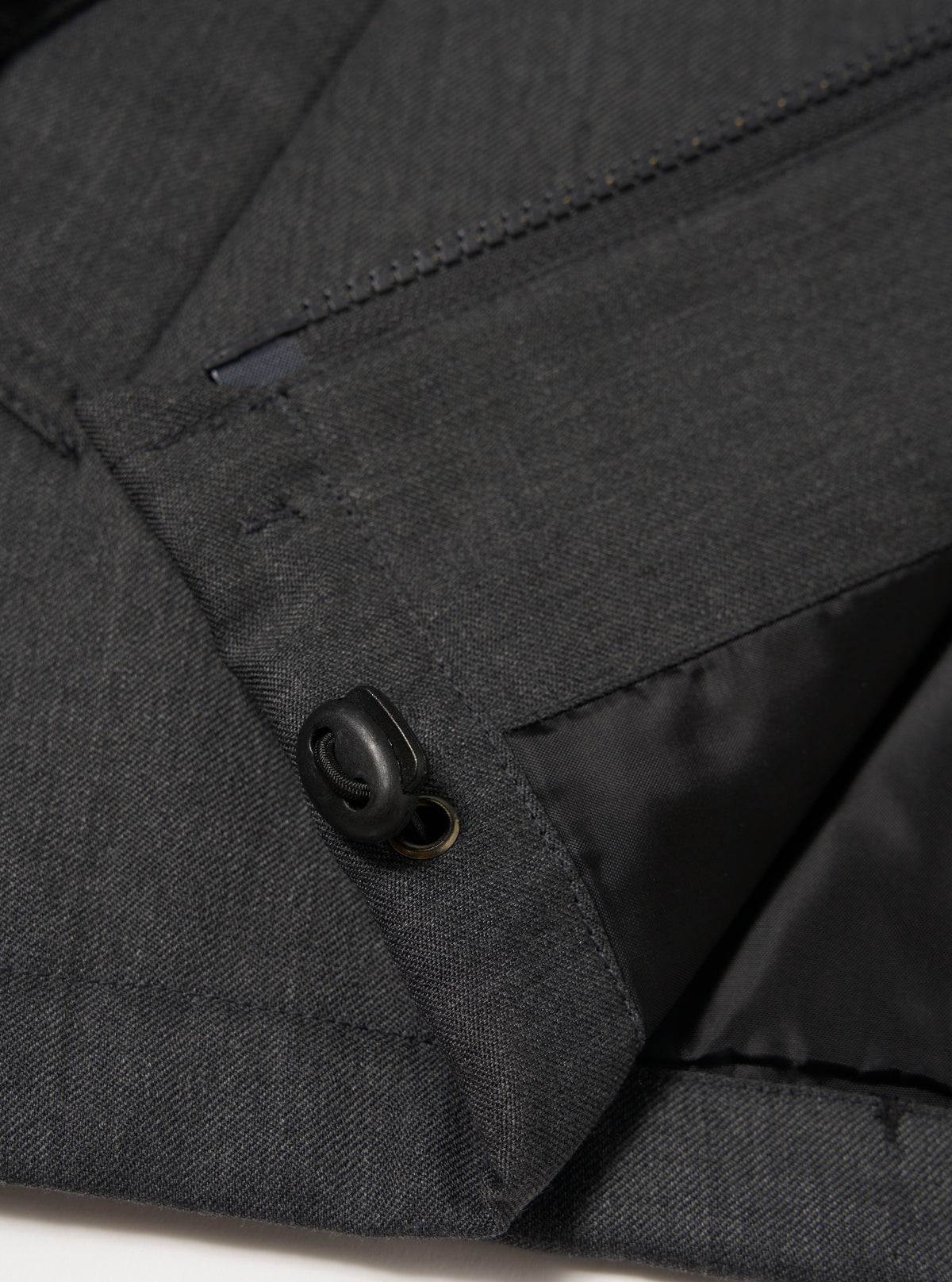 Charcoal Travel Suiting Padded Club Jacket