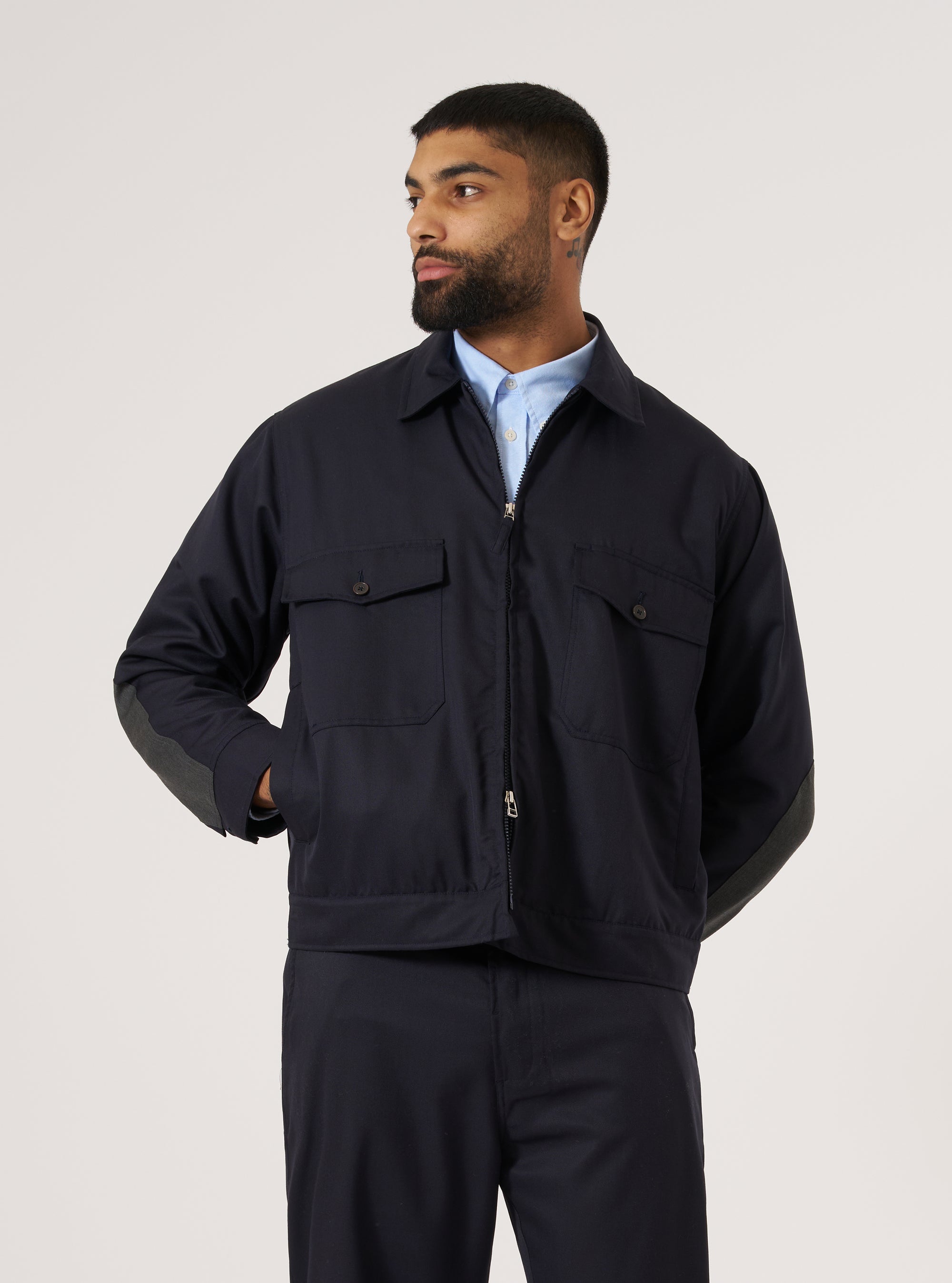 Navy Travel Suiting E130 Jacket