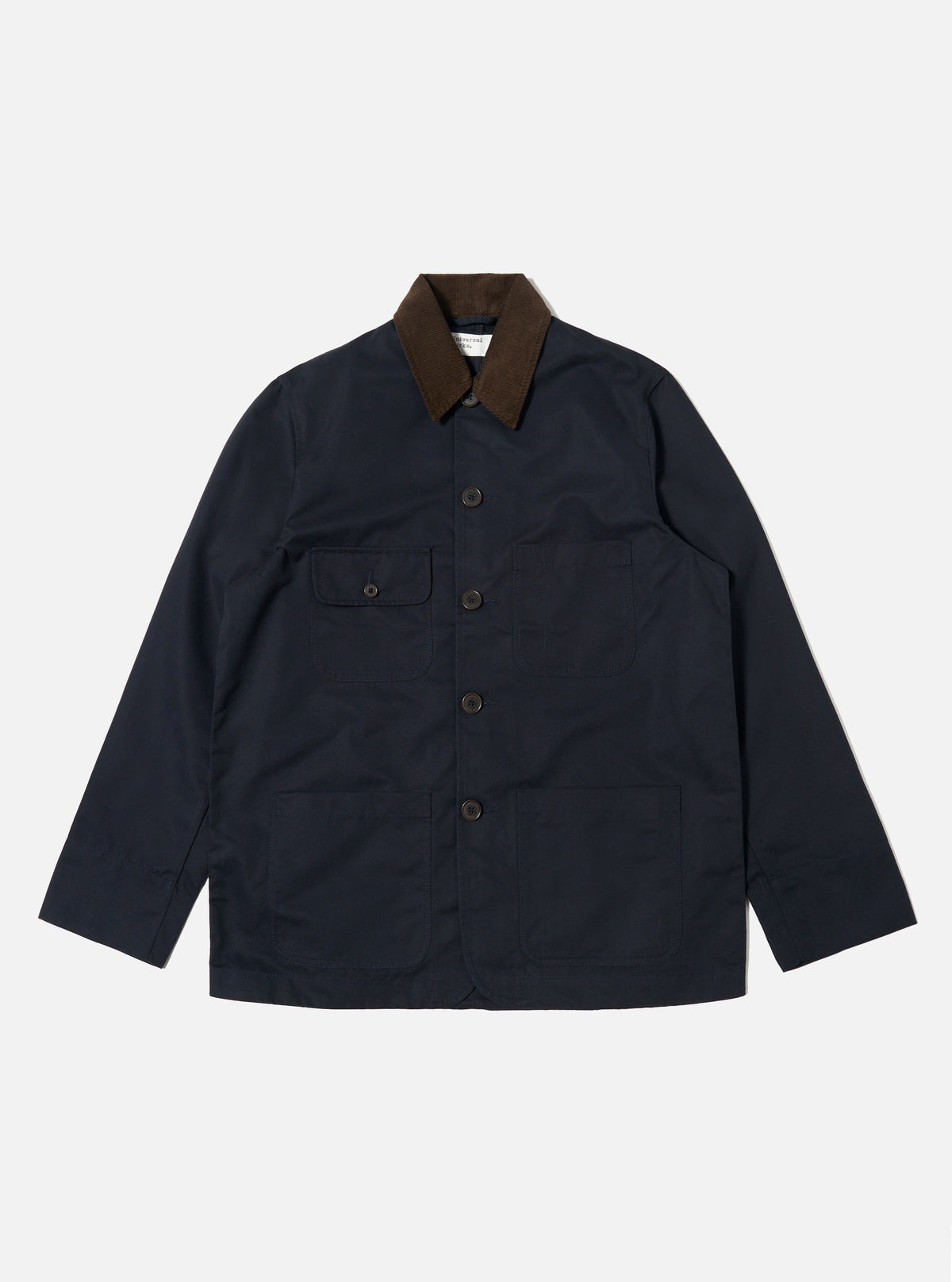 Navy Brushed Polytech Merchant Jacket