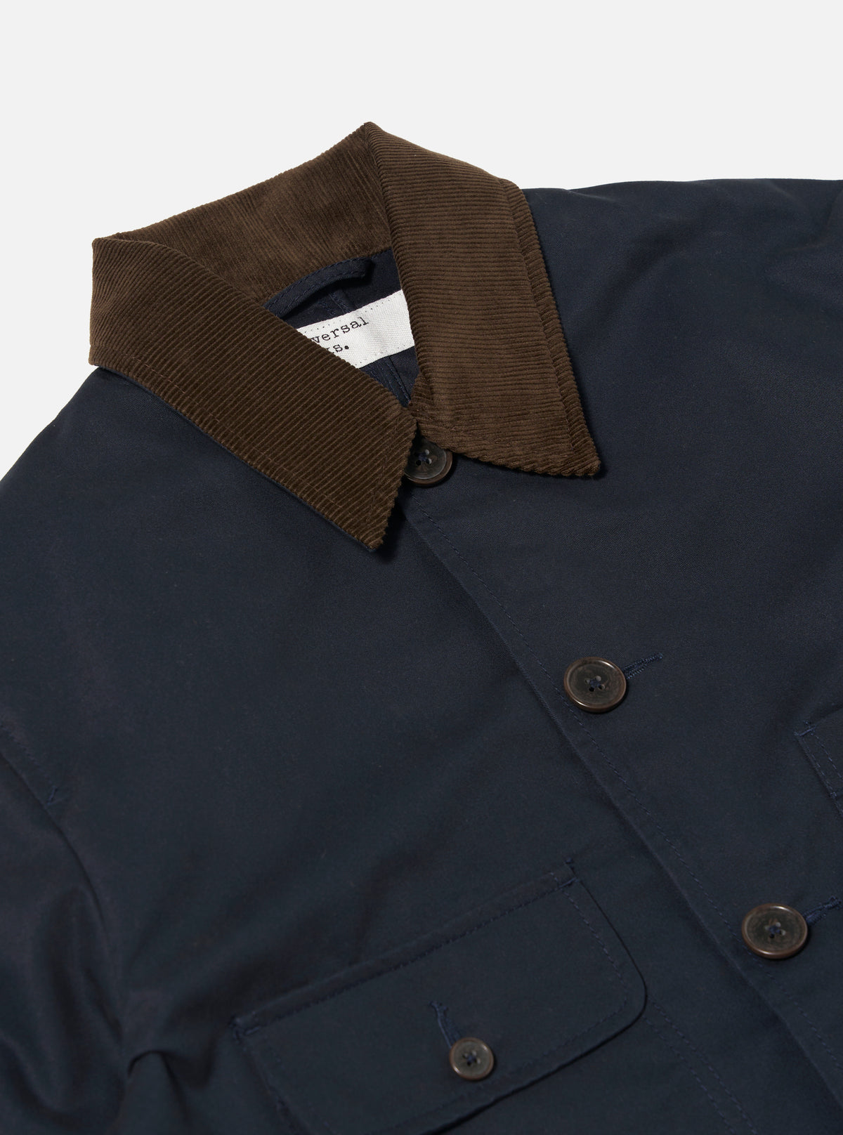 Navy Brushed Polytech Merchant Jacket