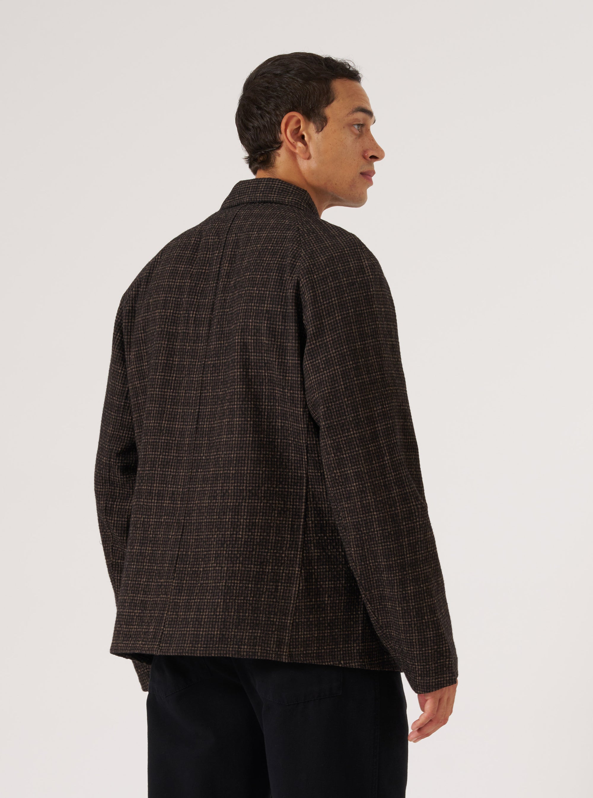 Brown Cedar Check Station Jacket