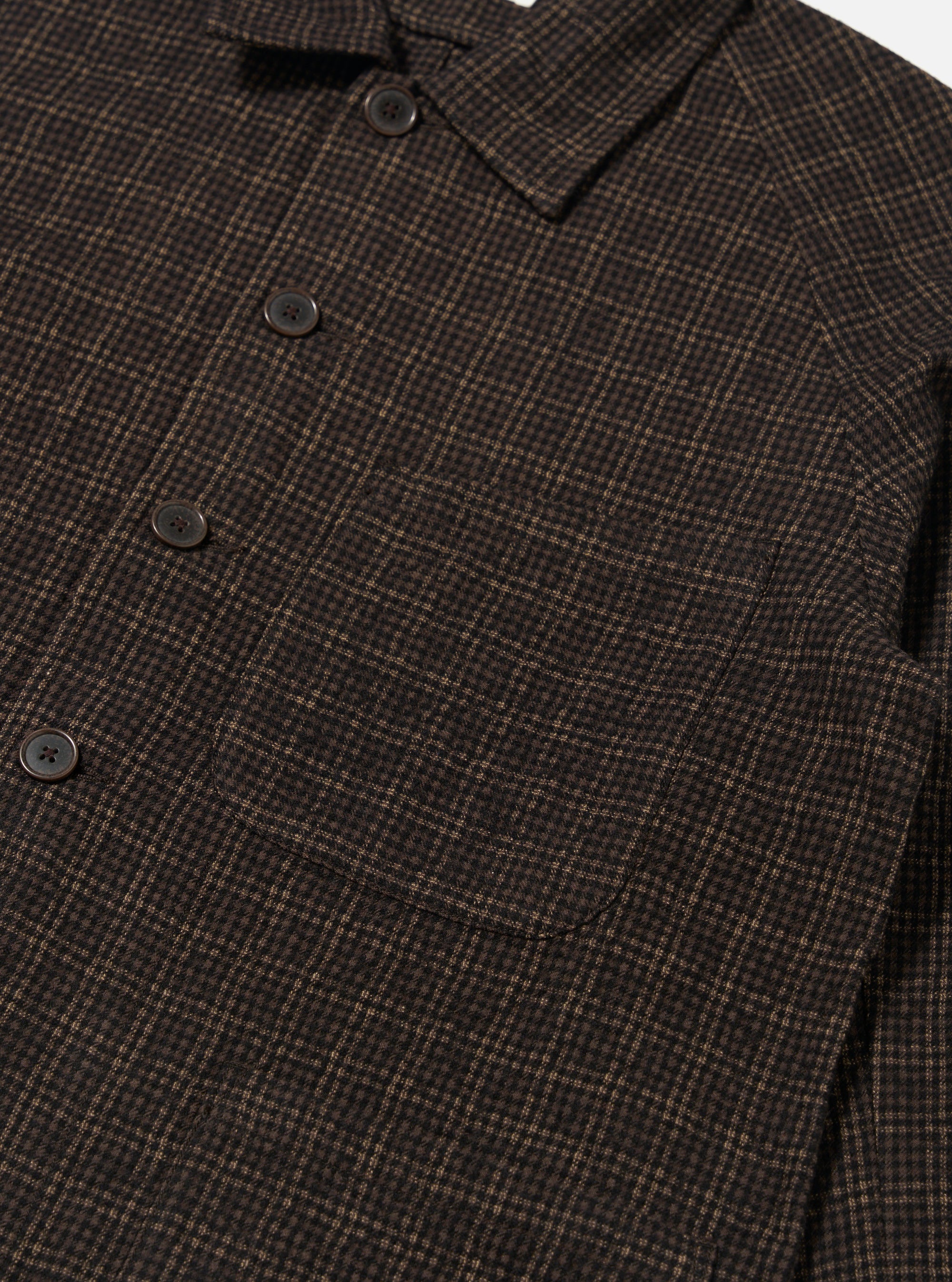 Brown Cedar Check Station Jacket