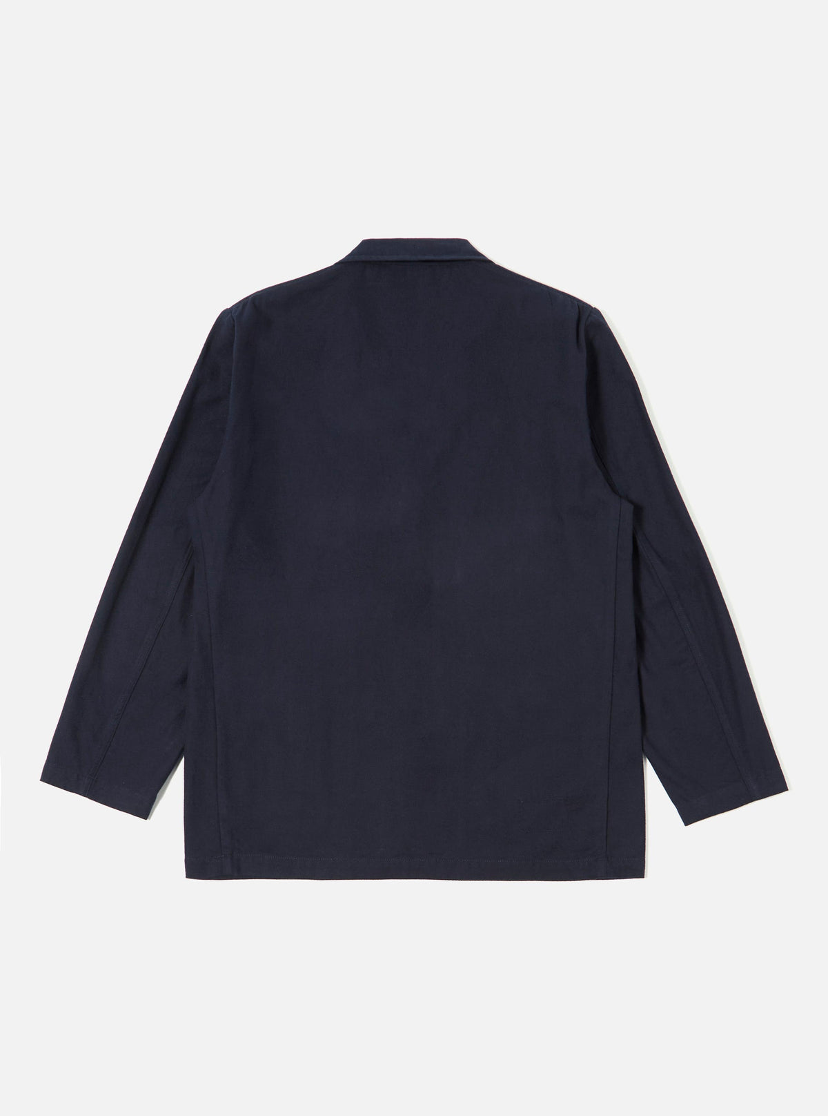 Navy Brushed Moleskin Three Button Jacket