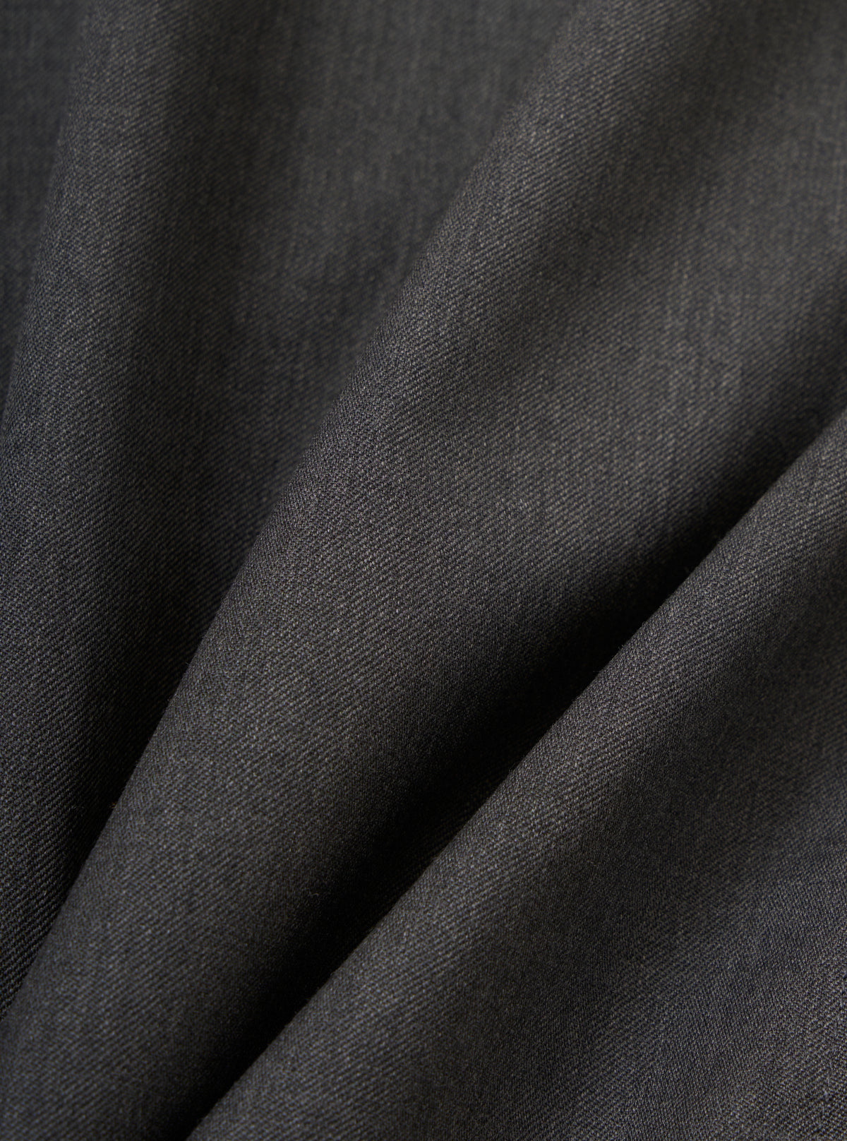 Charcoal Travel Suiting Two Button Jacket