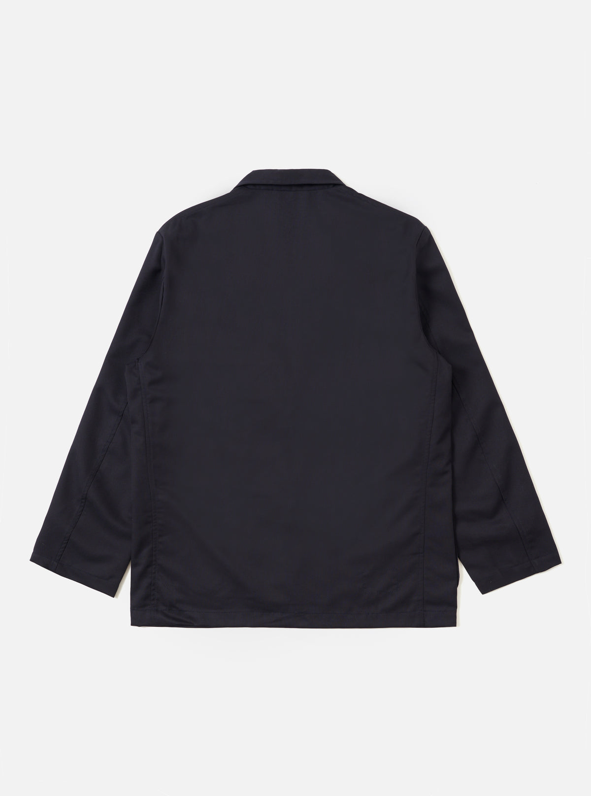 Navy Travel Suiting Two Button Jacket