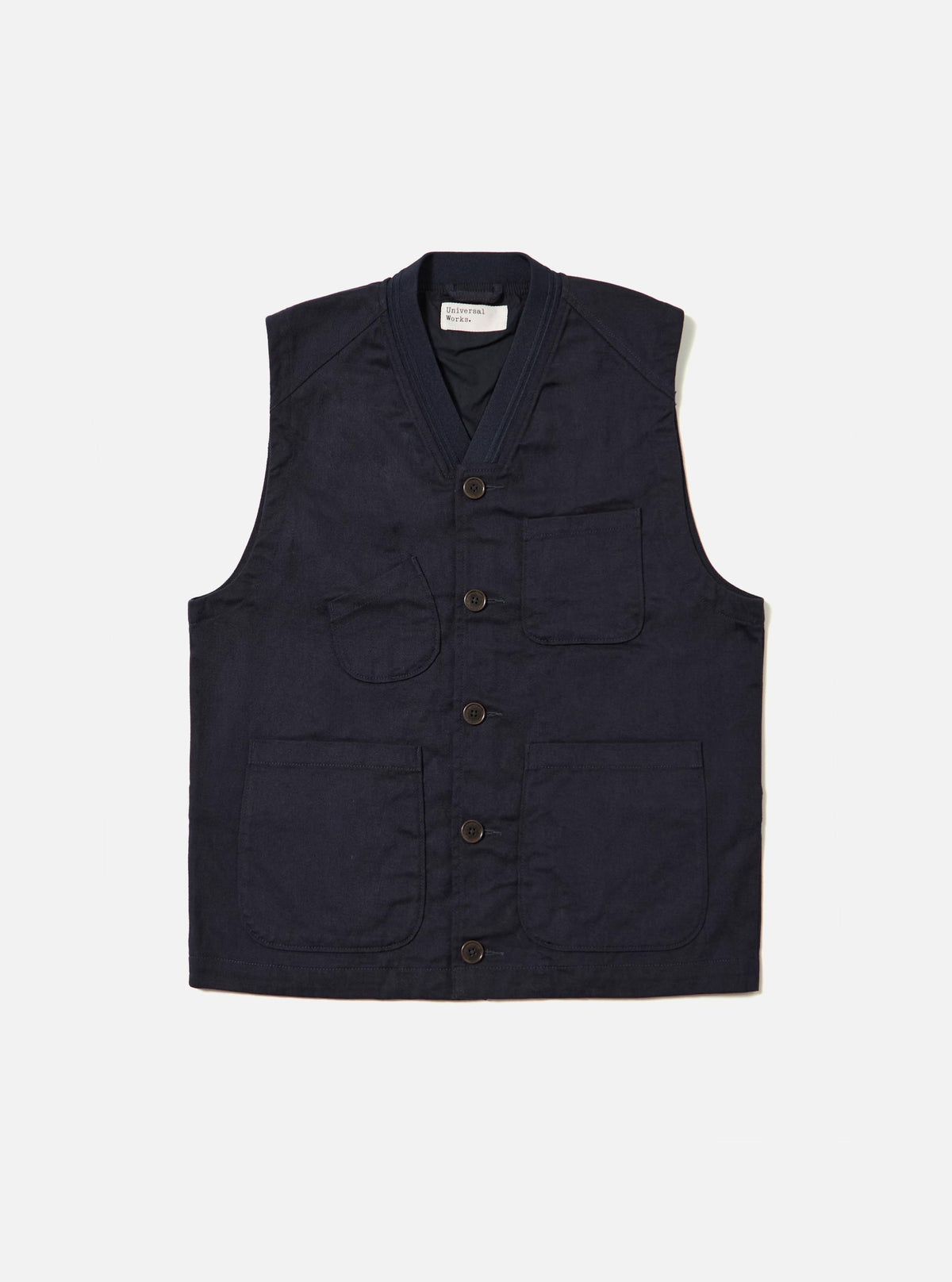 Navy Works Twill Station Waistcoat
