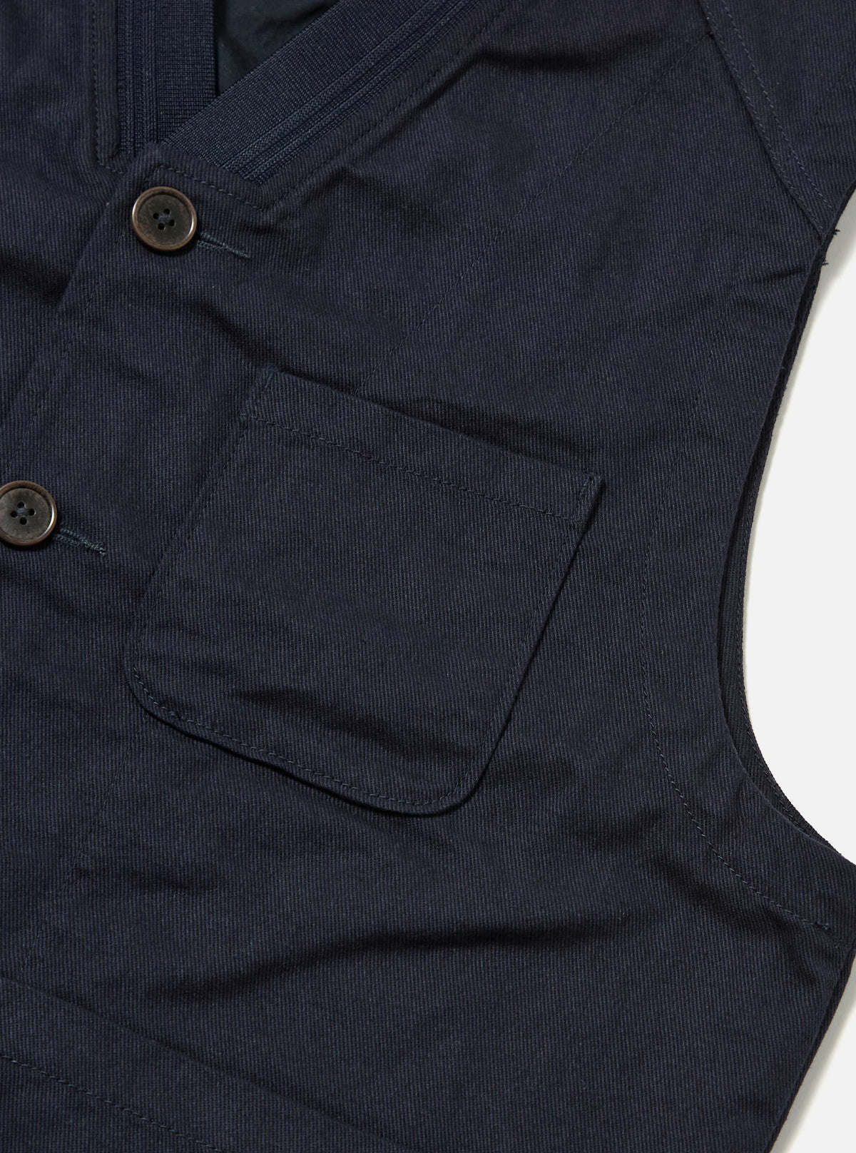 Navy Works Twill Station Waistcoat