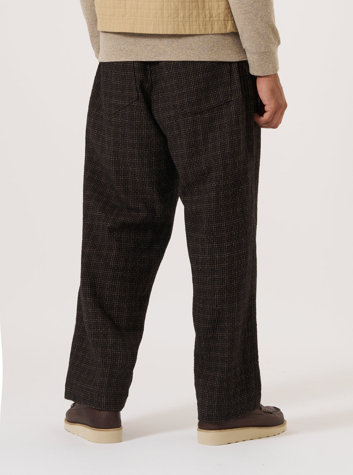 Brown Cedar Check Duke Pant