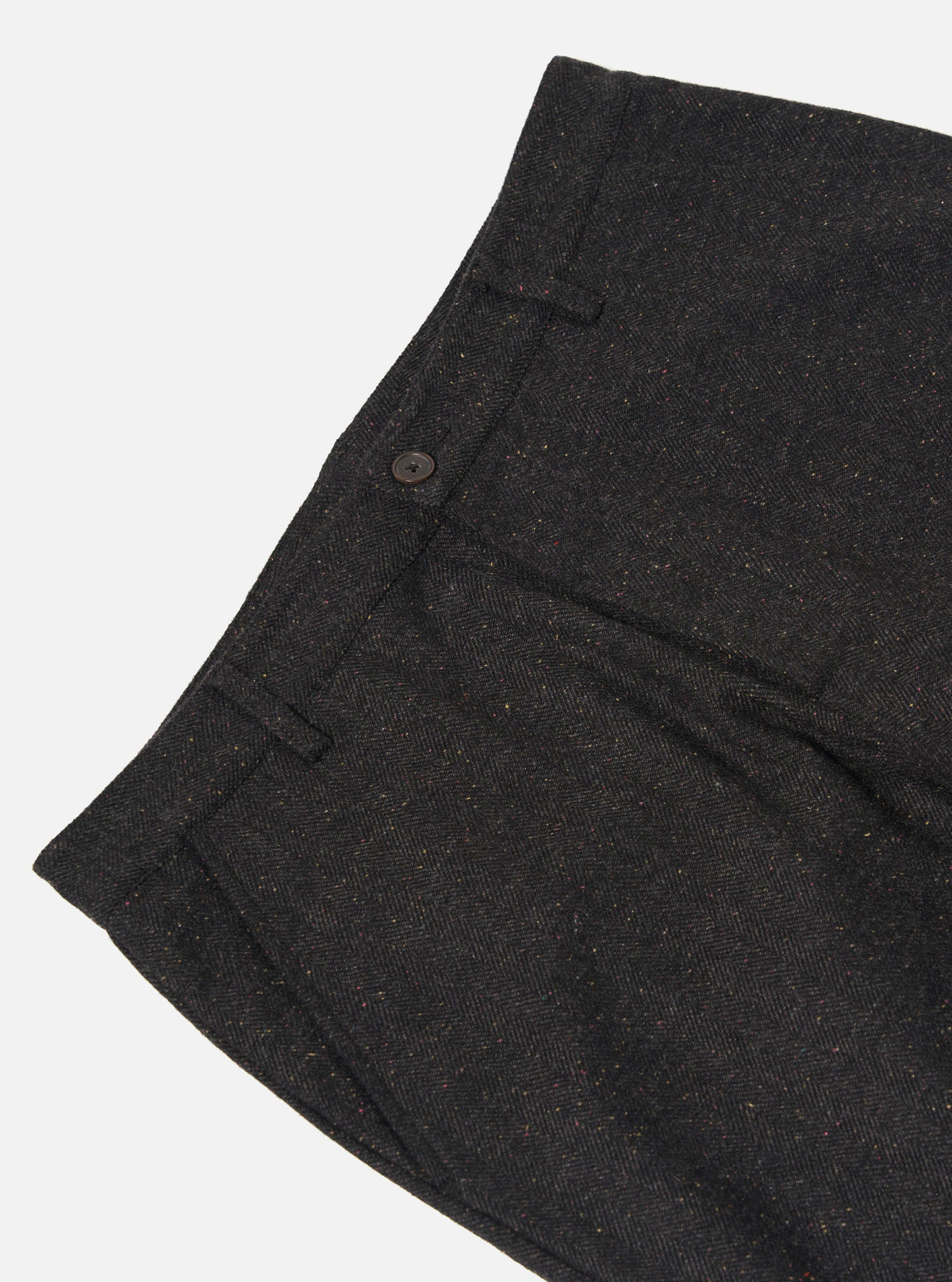 Black Salt N Pepper Tweed Military Chino