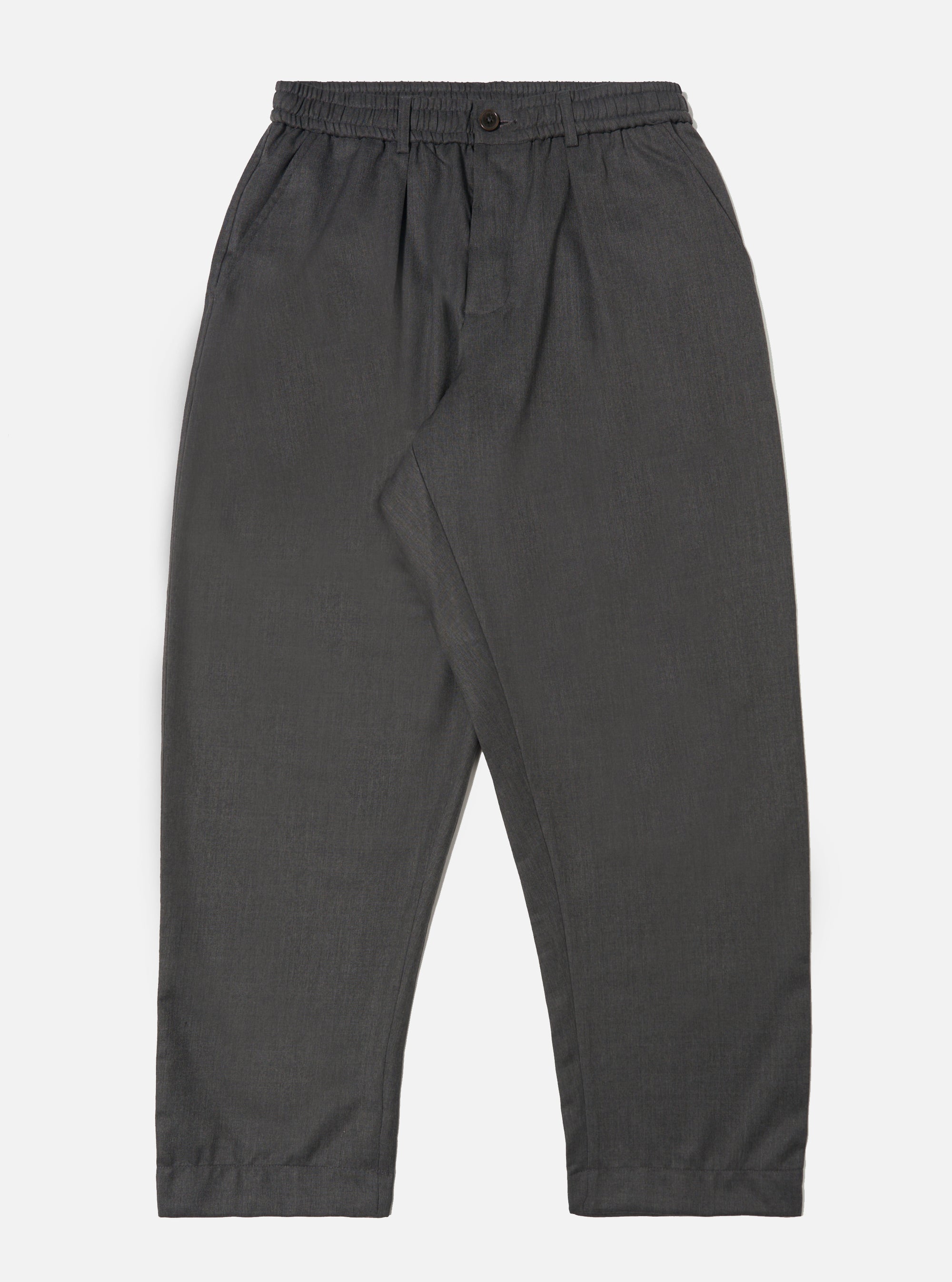 Charcoal Travel Suiting Oxford Pant
