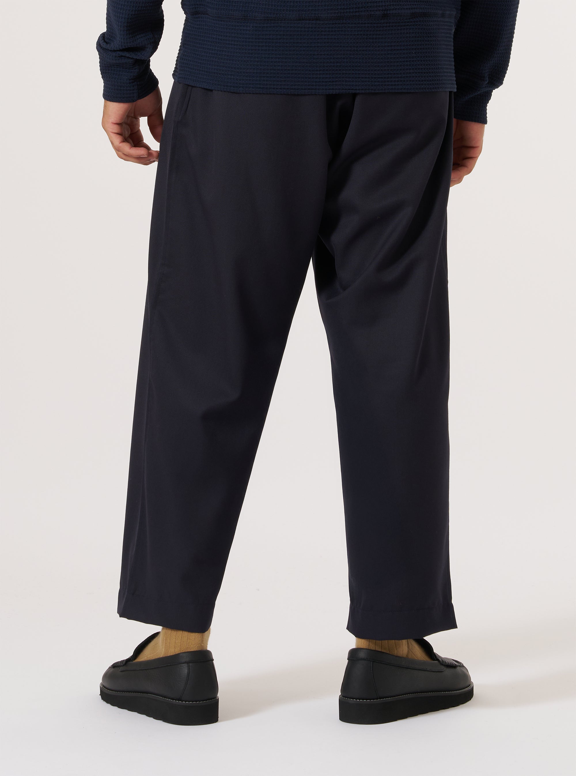 Navy Travel Suiting Oxford Pant